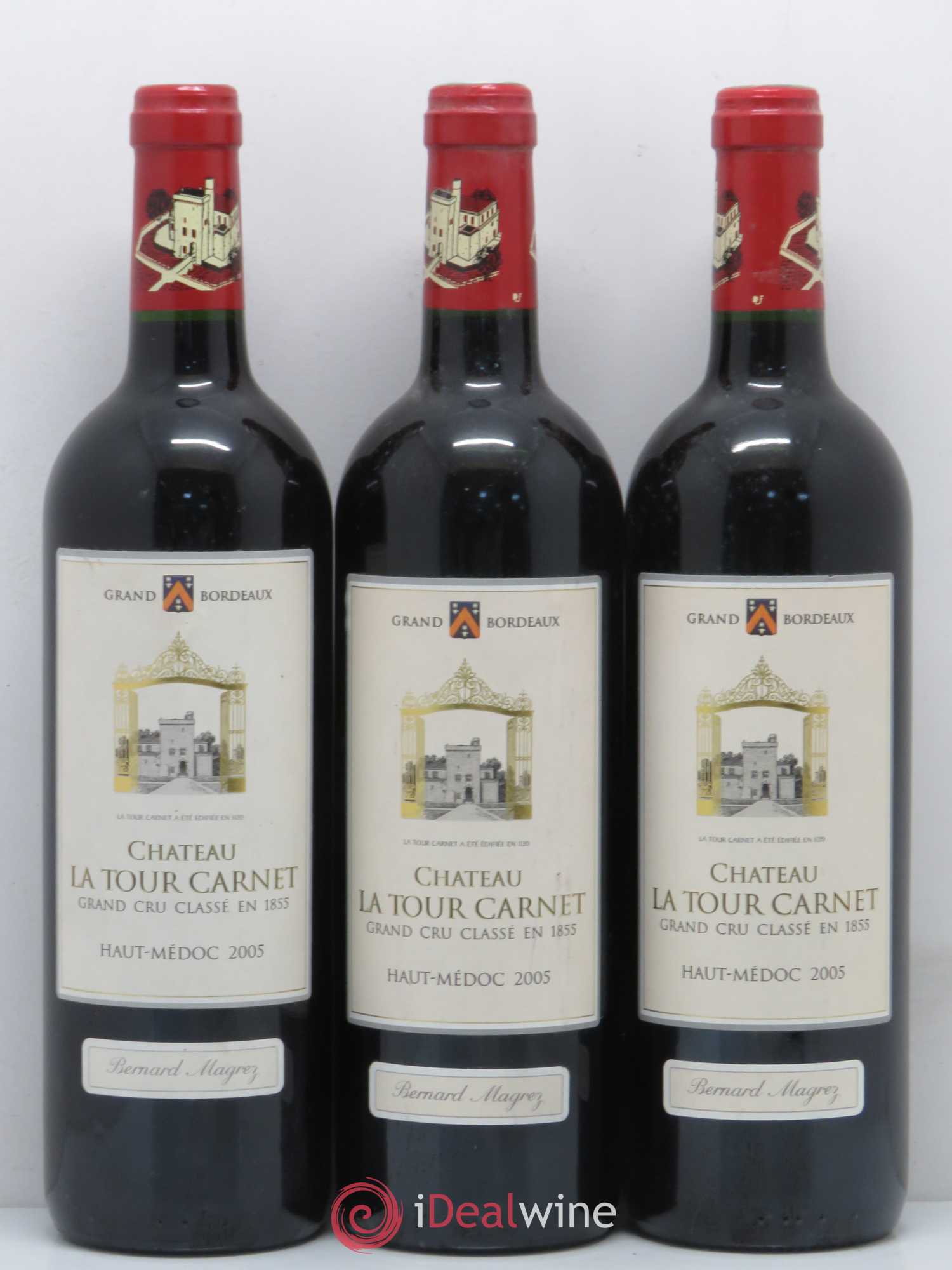 Château la Tour Carnet 4ème Grand Cru Classé 2005 - Lot de 12 bouteilles - 4