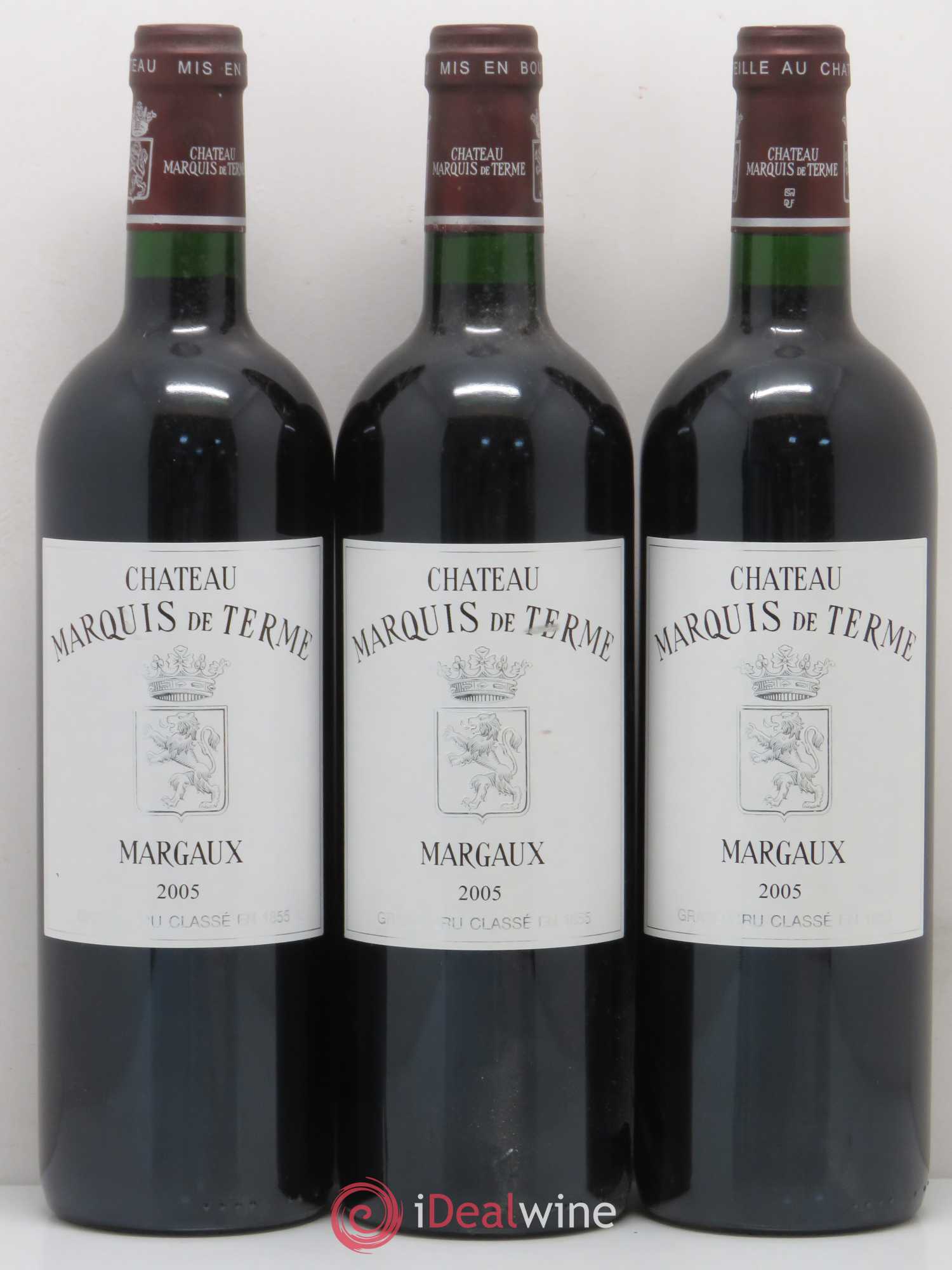 Château Marquis de Terme 4ème Grand Cru Classé 2005 - Lot de 12 bouteilles - 2