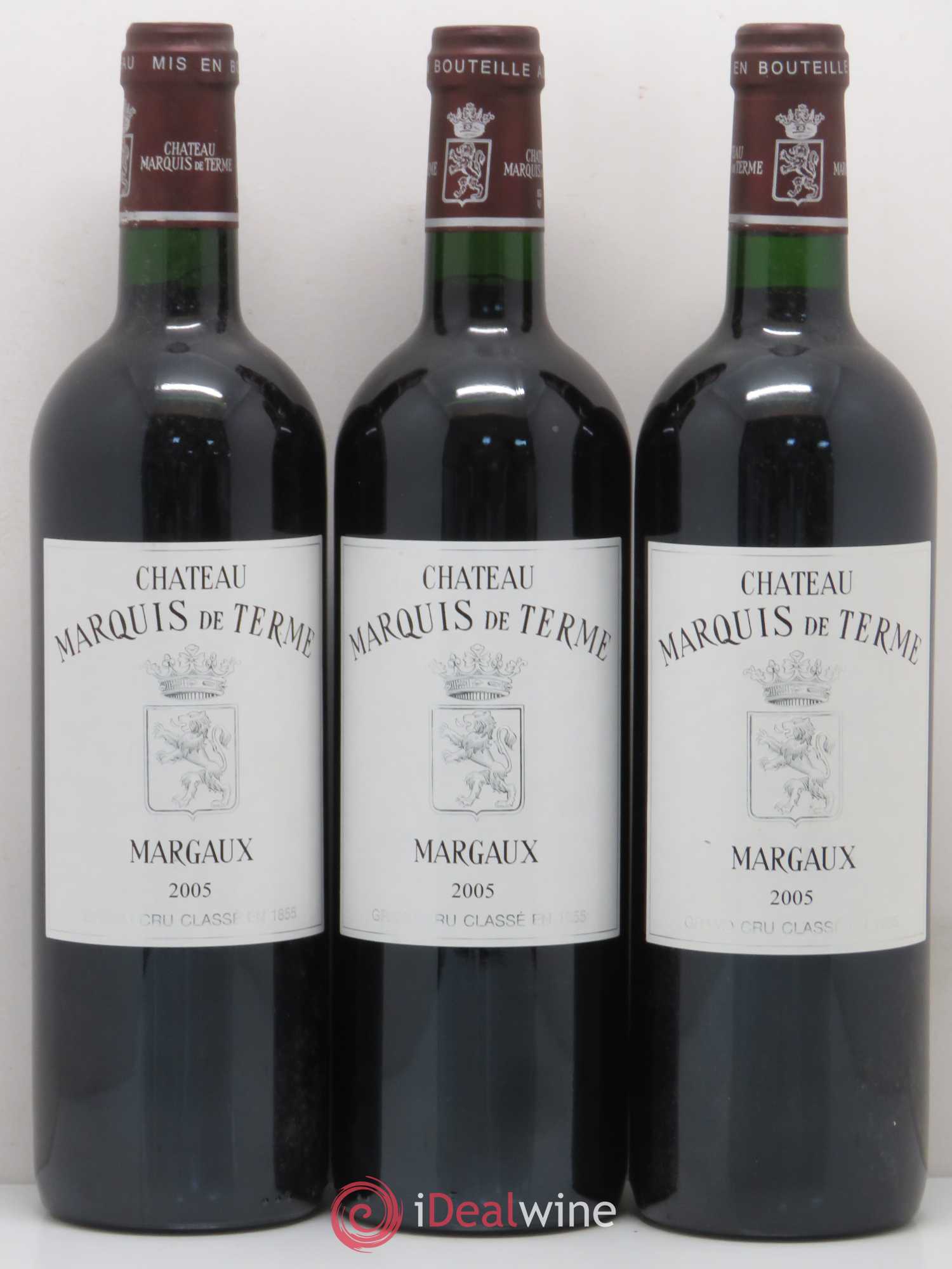 Château Marquis de Terme 4ème Grand Cru Classé 2005 - Lot de 12 bouteilles - 3