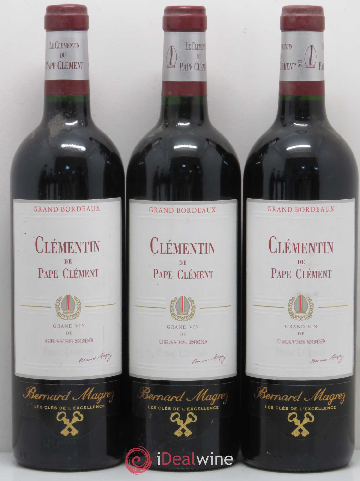 Le Clémentin de Pape Clément Second Vin 2009 - Lot de 6 bouteilles - 1