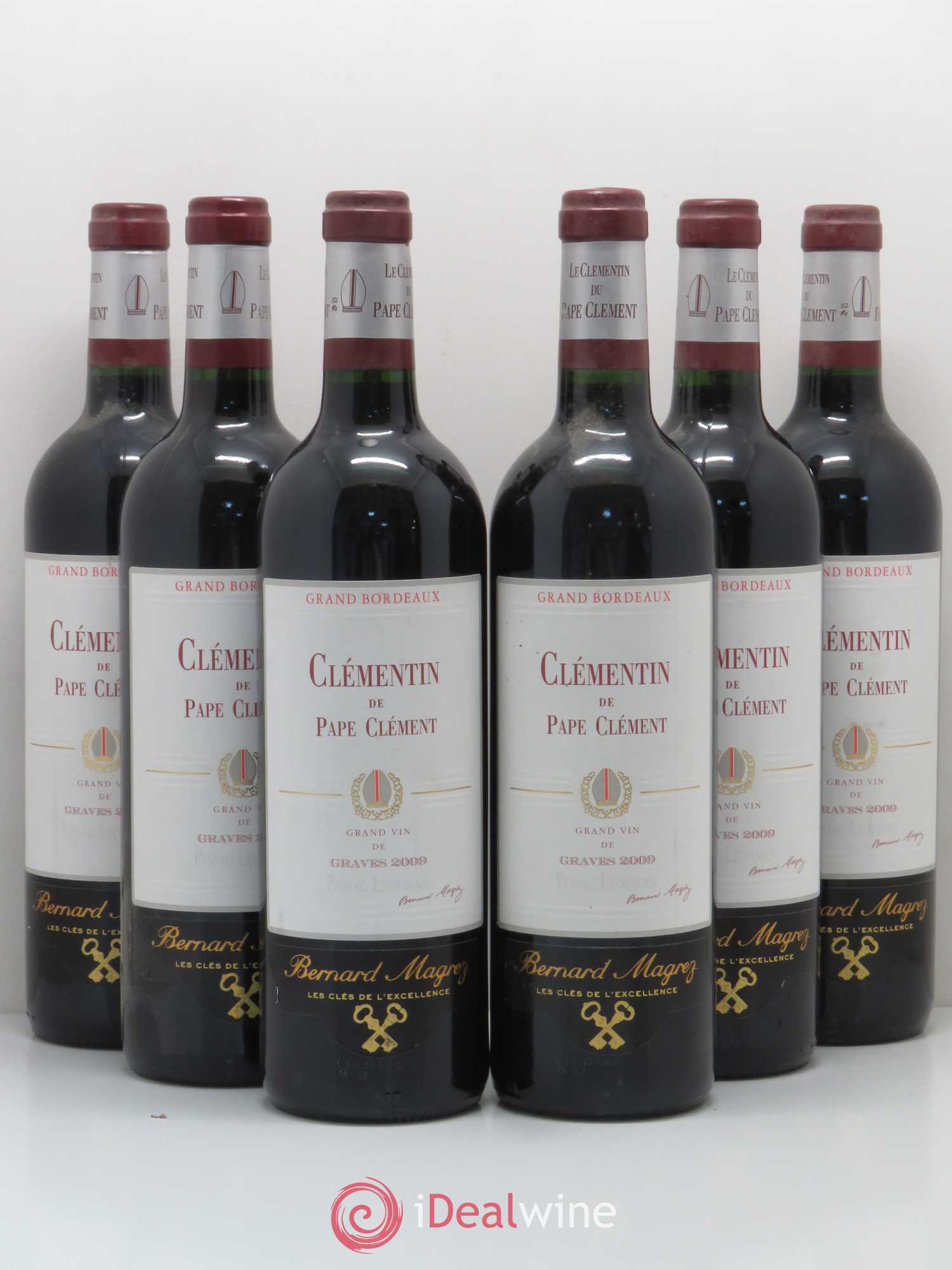 Le Clémentin de Pape Clément Second Vin 2009 - Lot de 6 bouteilles - 0