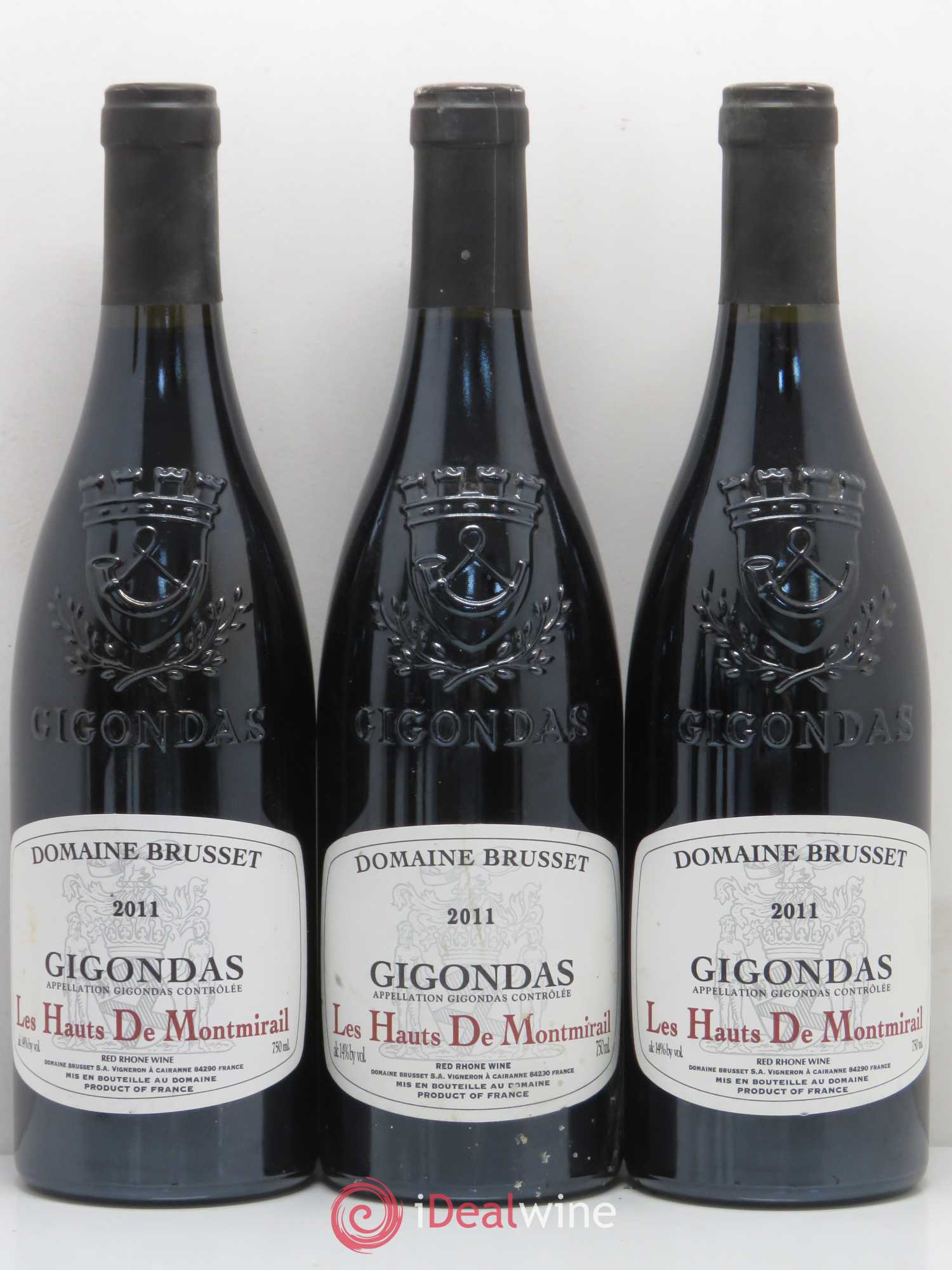 Gigondas Brusset Les Hauts De Montmirail 2011 - Posten von 6 Flaschen - 1