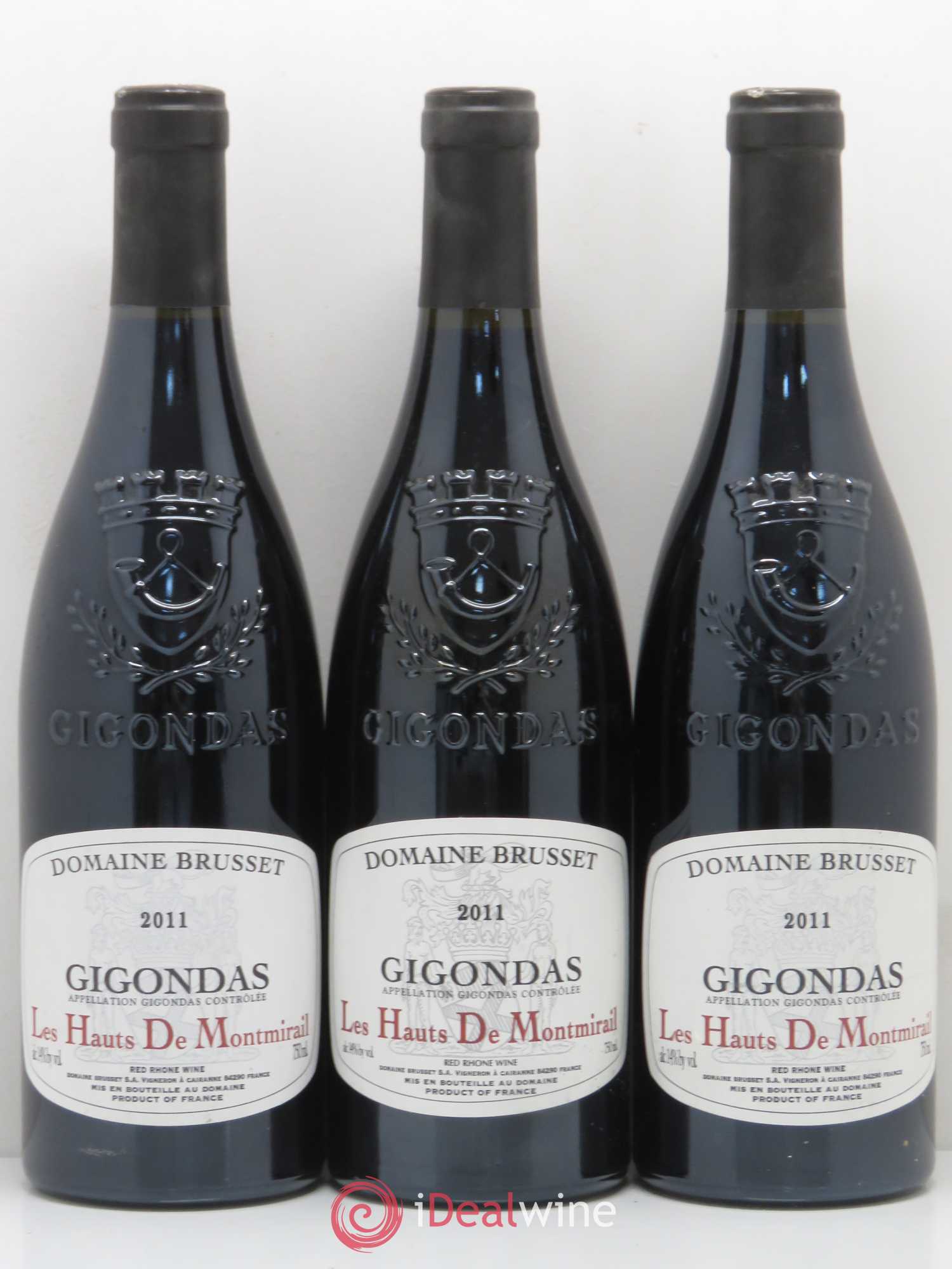 Gigondas Brusset Les Hauts De Montmirail 2011 - Posten von 6 Flaschen - 2