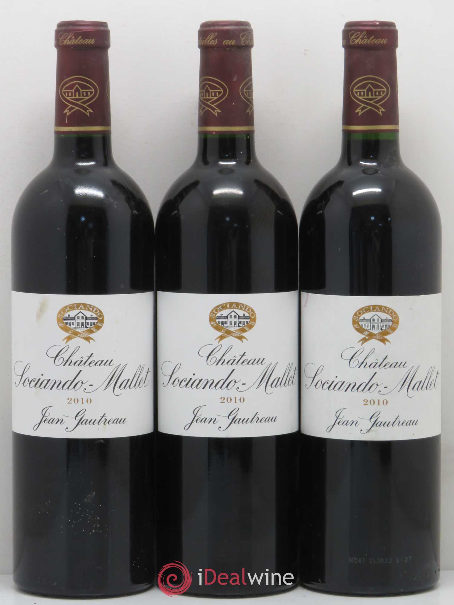 Château Sociando Mallet 2010 - Lot de 6 bouteilles - 2