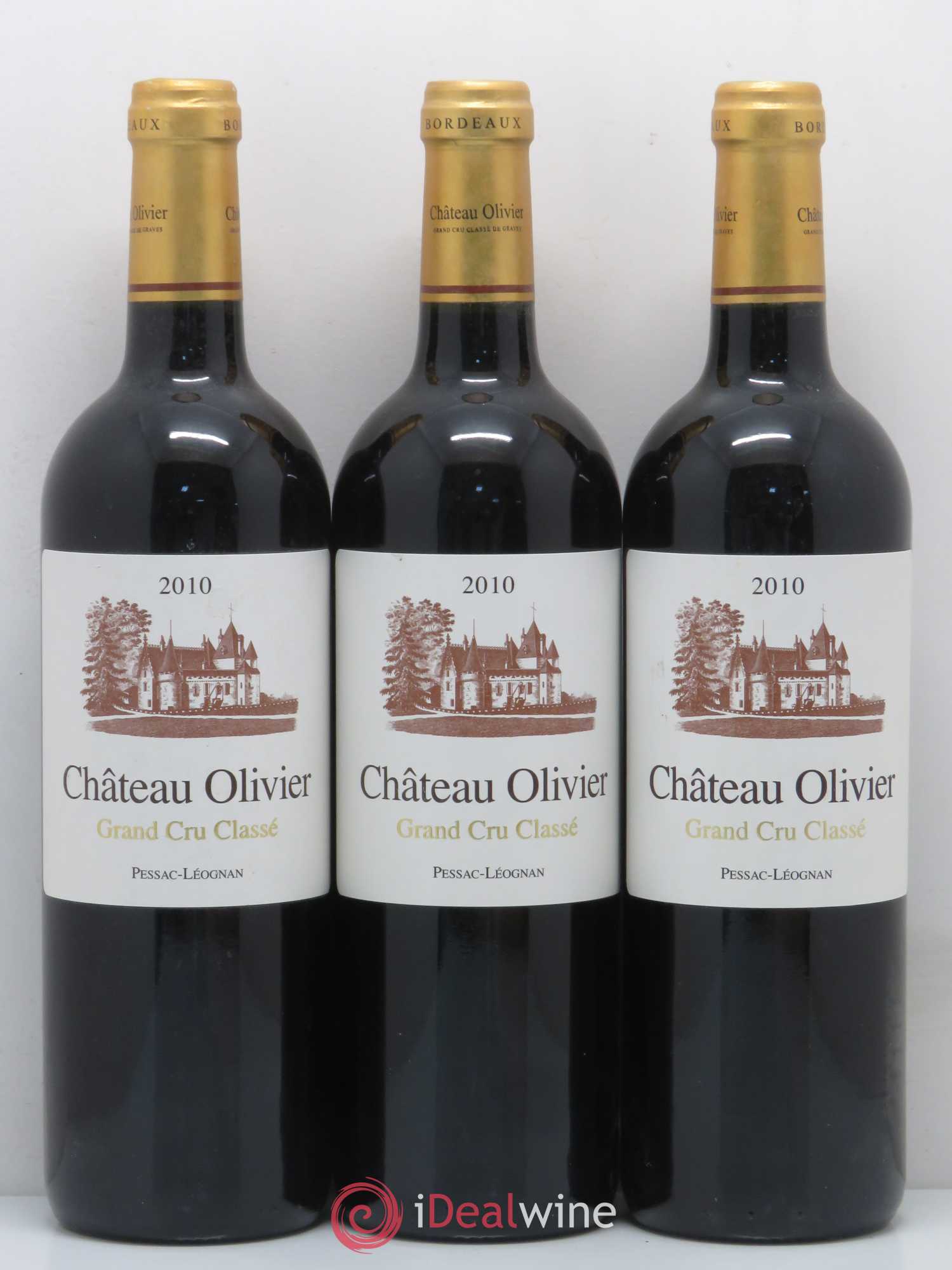 Château Olivier Cru Classé de Graves 2010 - Lot de 12 bouteilles - 1