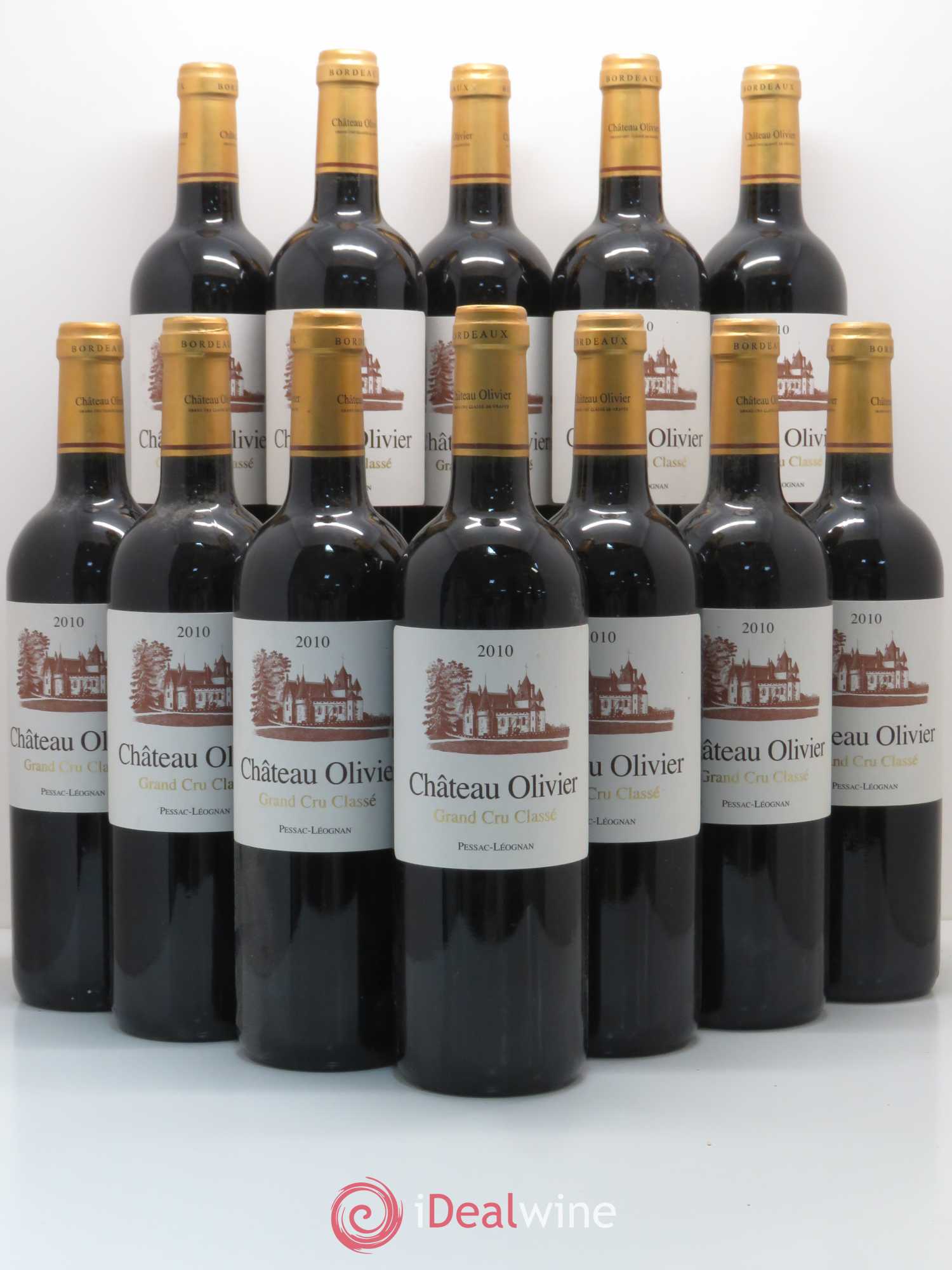Château Olivier Cru Classé de Graves 2010 - Lot de 12 bouteilles - 0