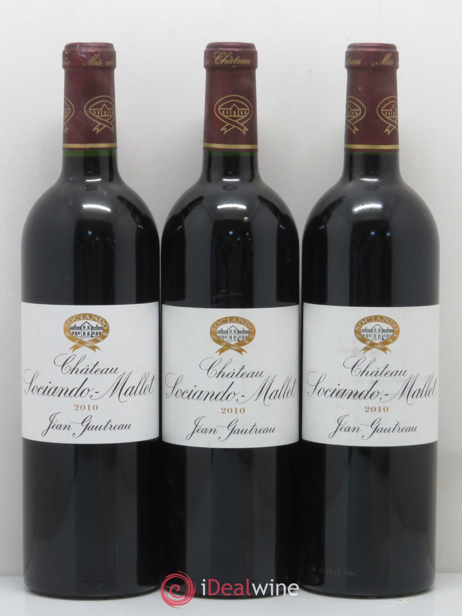 Château Sociando Mallet 2010 - Lot de 12 bouteilles - 2