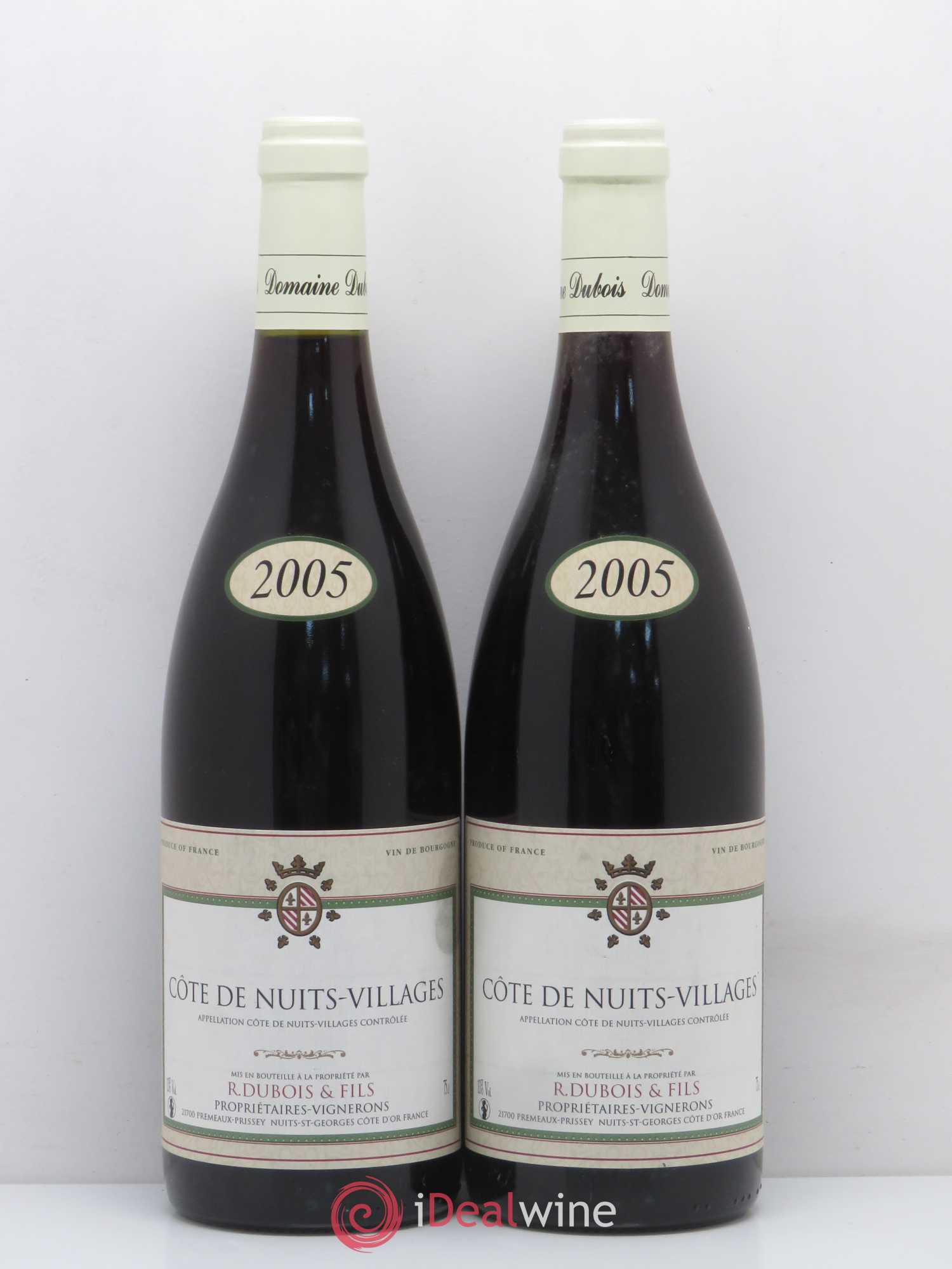 Côte de Nuits-Villages R. Dubois & Fils 2005 - Lot de 5 bouteilles - 2