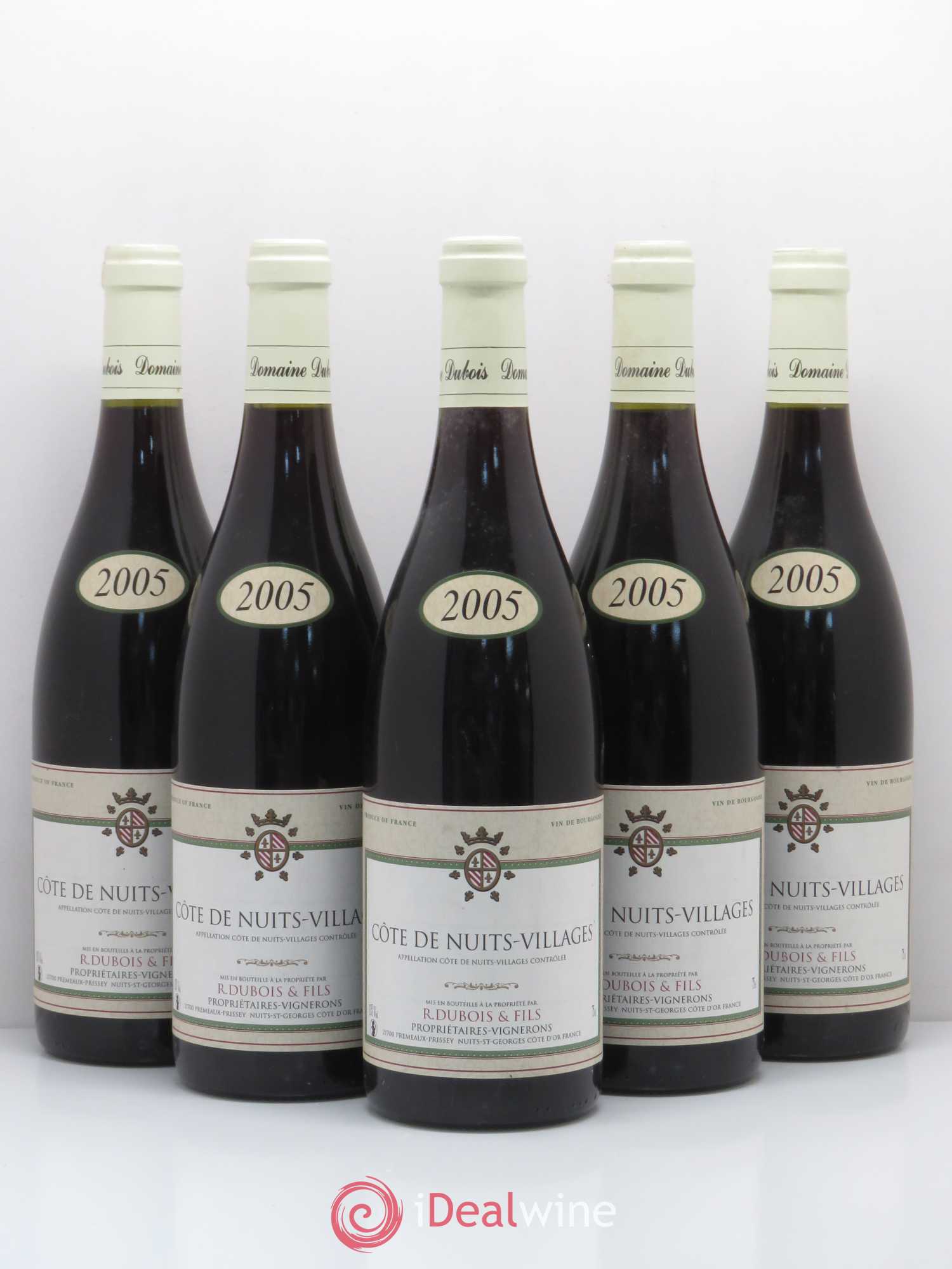 Côte de Nuits-Villages R. Dubois & Fils 2005 - Lot de 5 bouteilles - 0