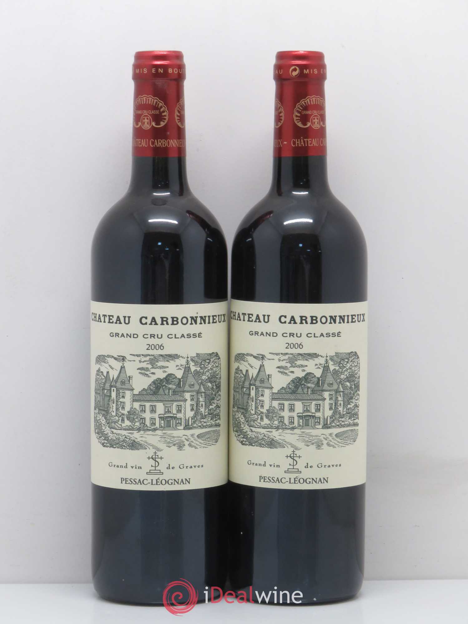 Château Carbonnieux Cru Classé de Graves 2006 - Lot de 2 bouteilles - 0