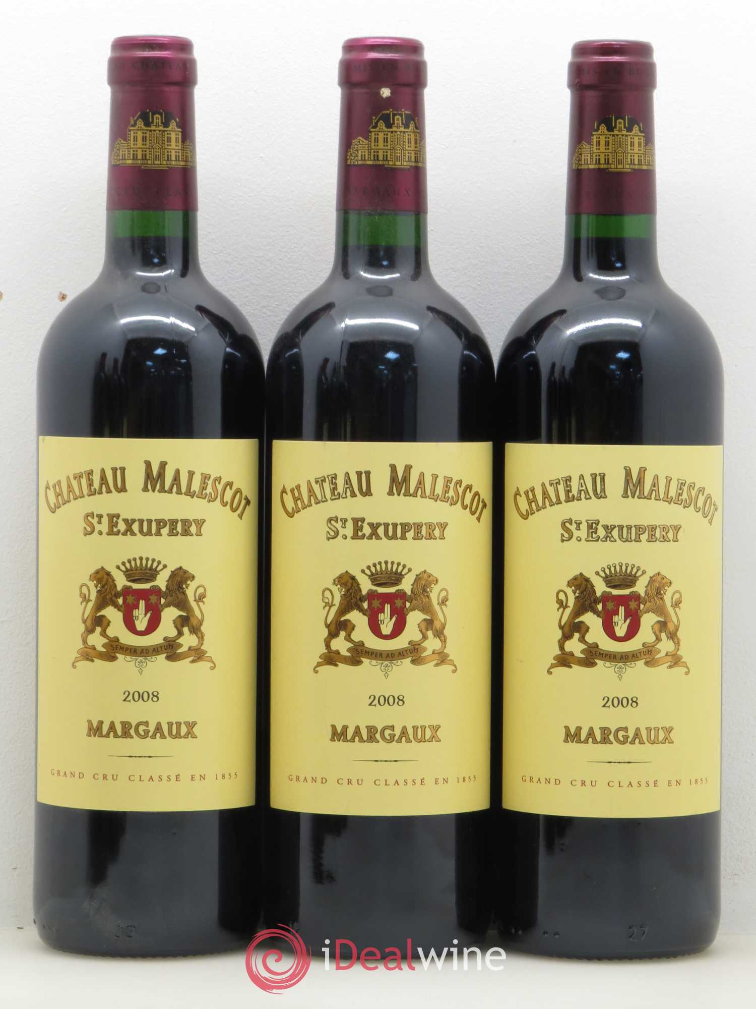 Château Malescot Saint-Exupéry 3ème Grand Cru Classé 2008 - Lot de 6 bouteilles - 1