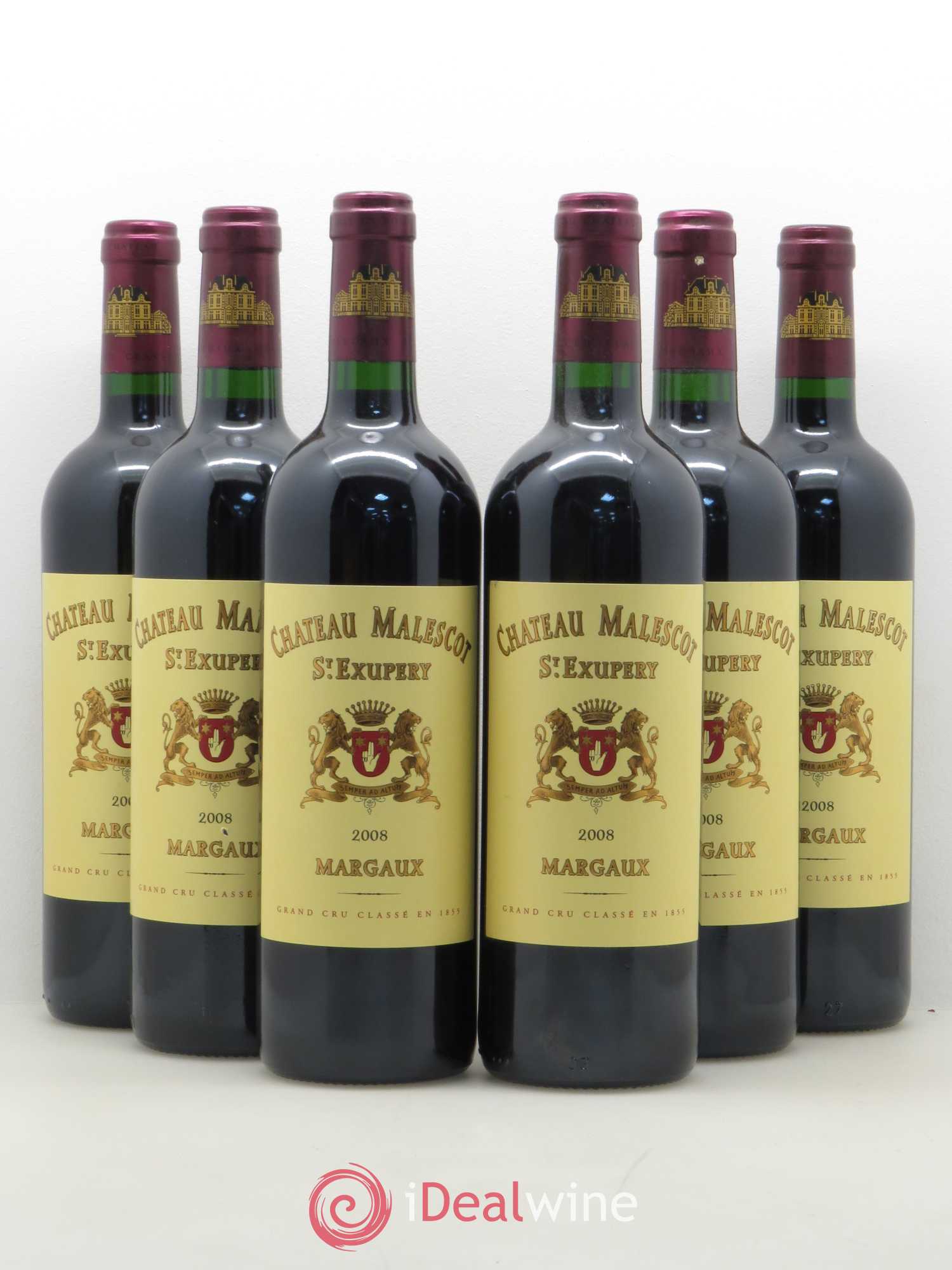 Château Malescot Saint-Exupéry 3ème Grand Cru Classé 2008 - Lot de 6 bouteilles - 0