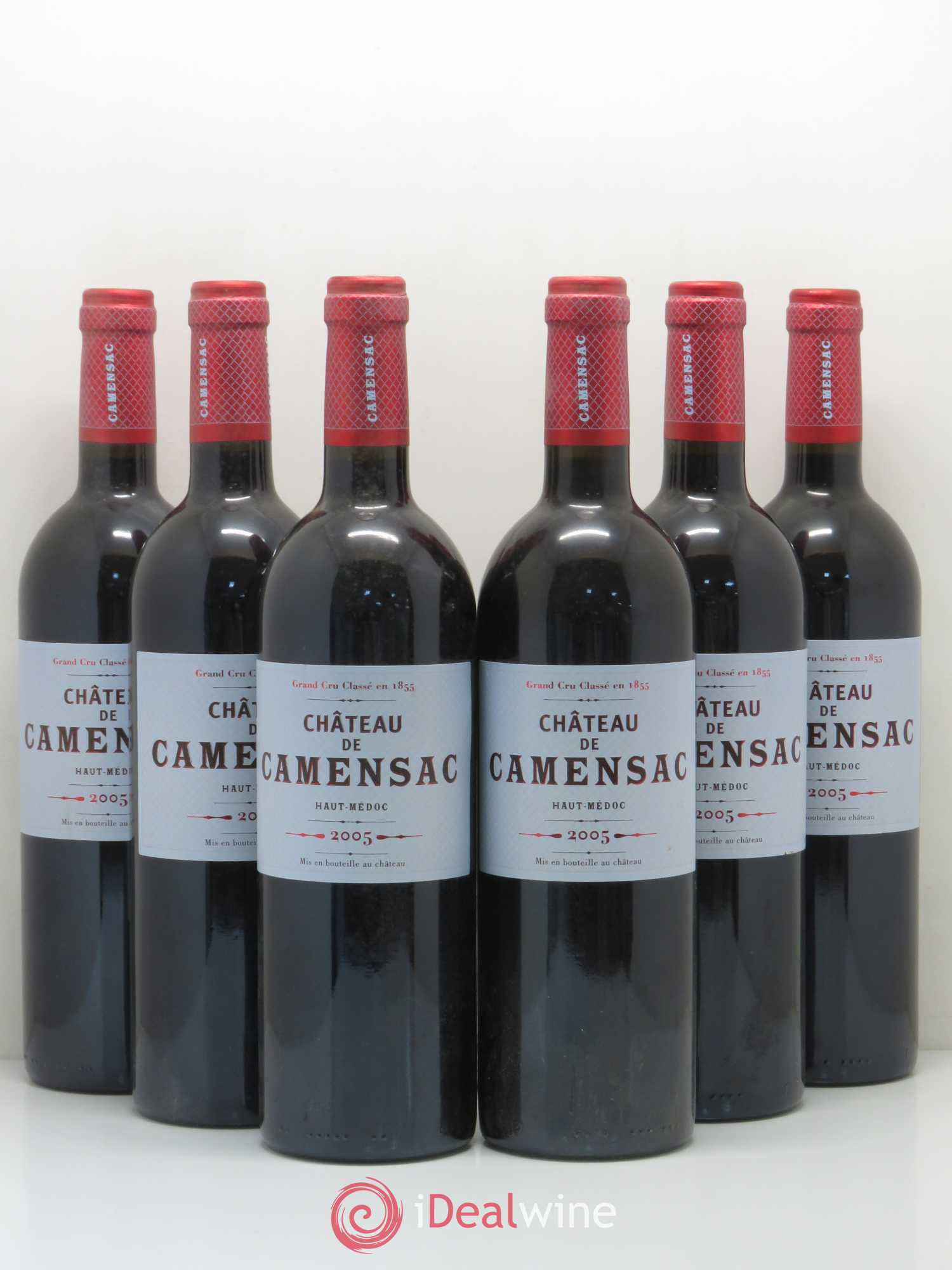 Château Camensac 5ème Grand Cru Classé 2005 - Lot de 6 bouteilles - 0