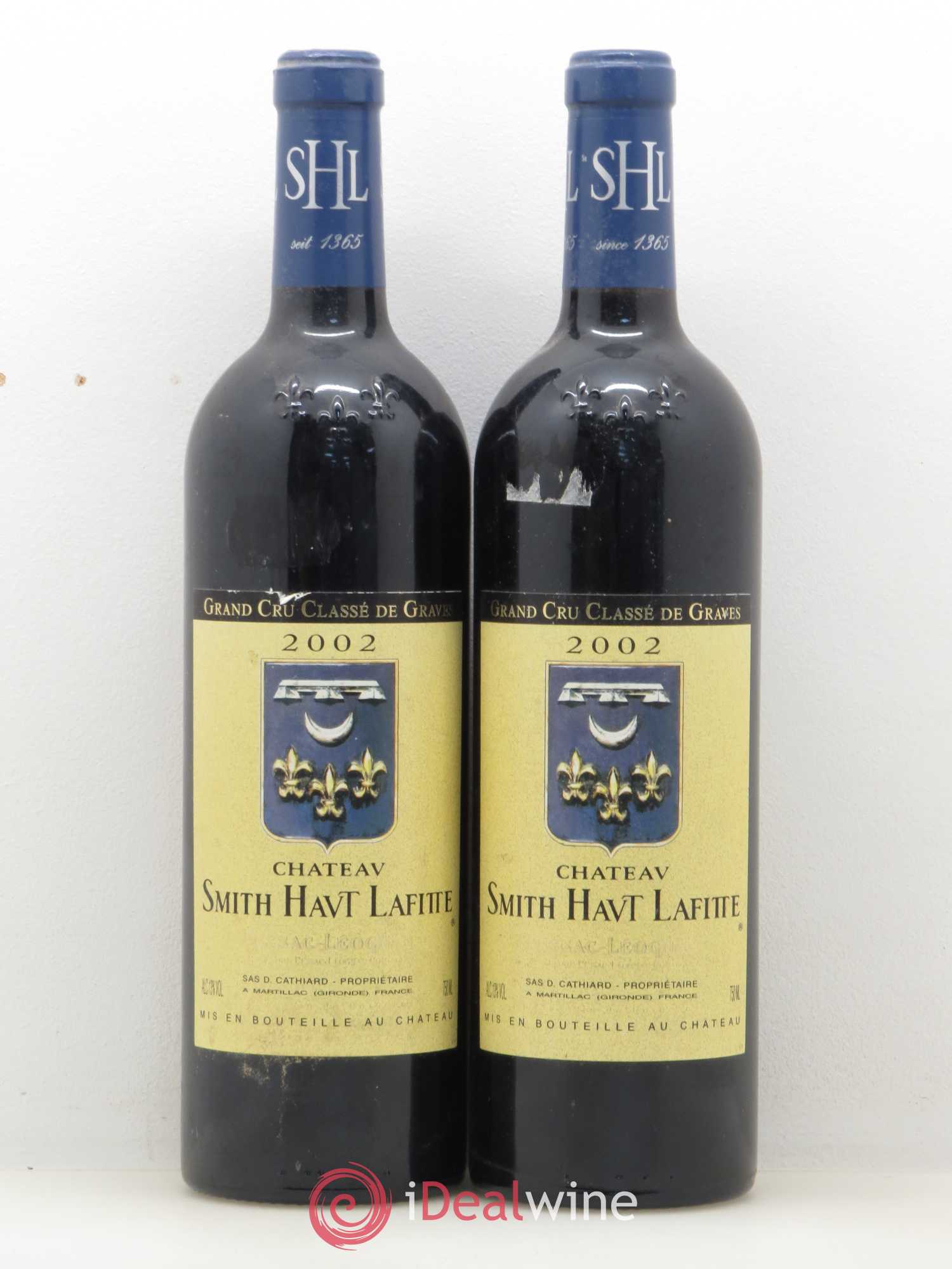 Château Smith Haut Lafitte Cru Classé de Graves 2002 - Lot de 2 bouteilles - 0