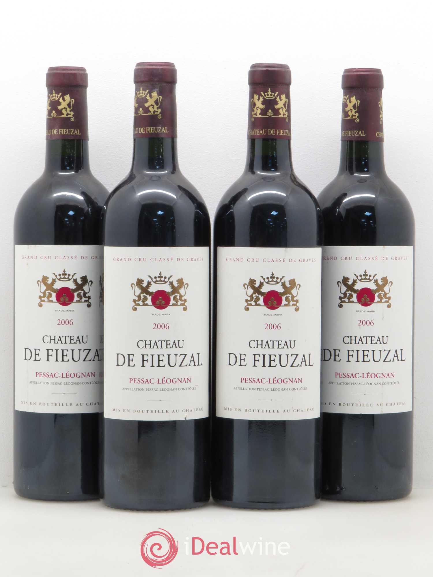 Château de Fieuzal Cru Classé de Graves 2006 - Lot de 4 bouteilles - 0