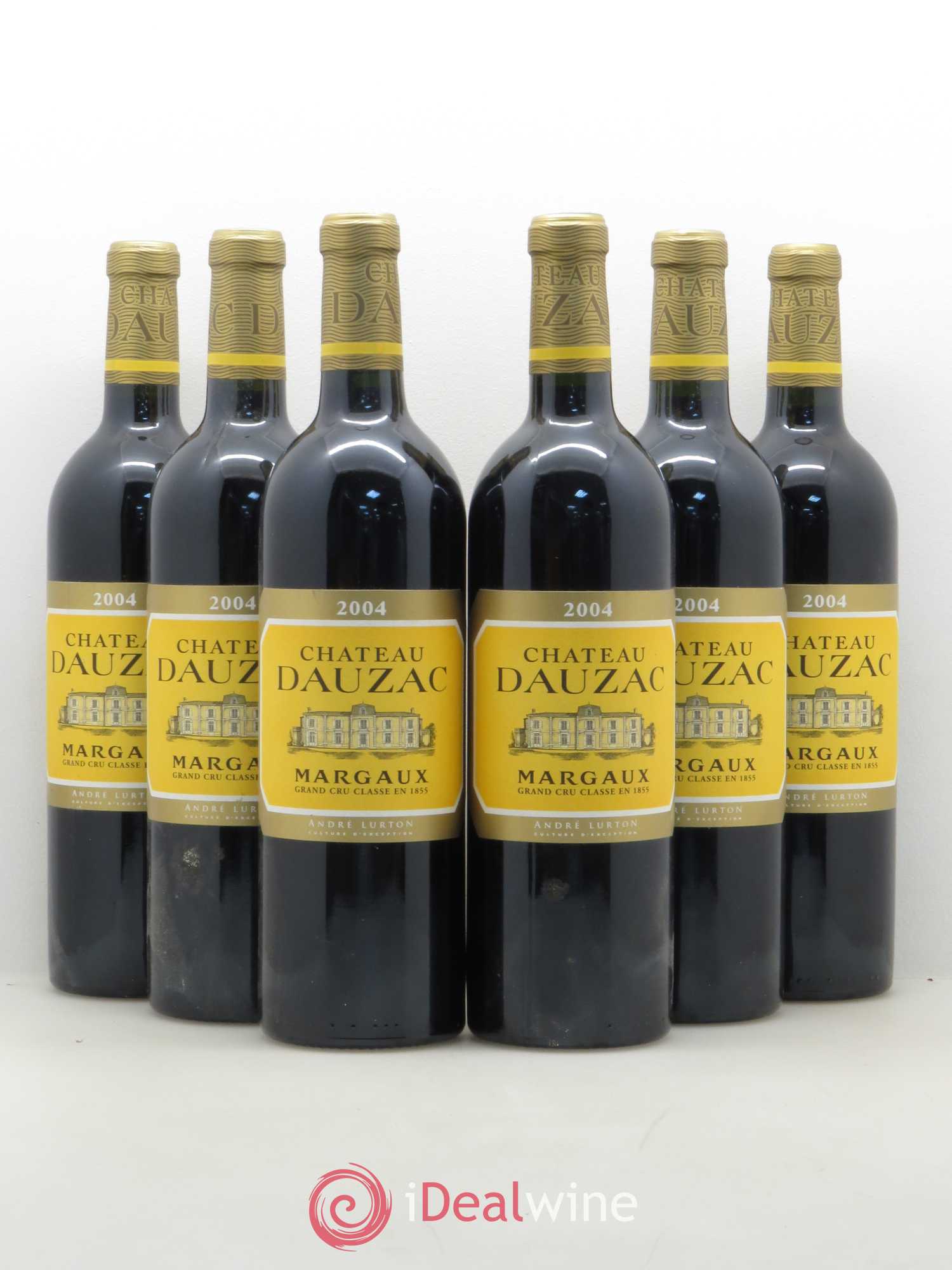 Château Dauzac 5ème Grand Cru Classé 2004 - Lot de 6 bouteilles - 0