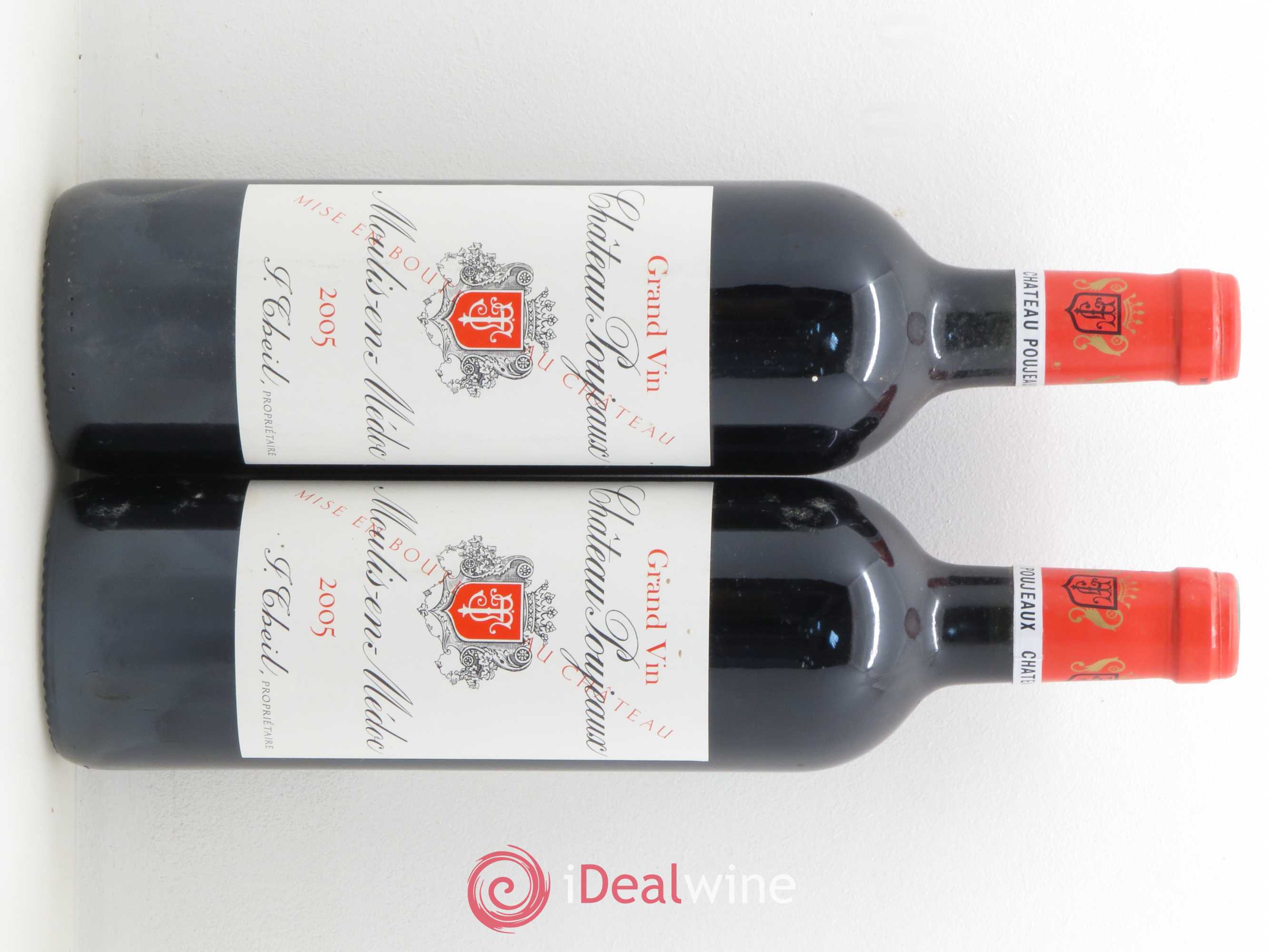 Château Poujeaux 2005 - Lot de 2 bouteilles - 0