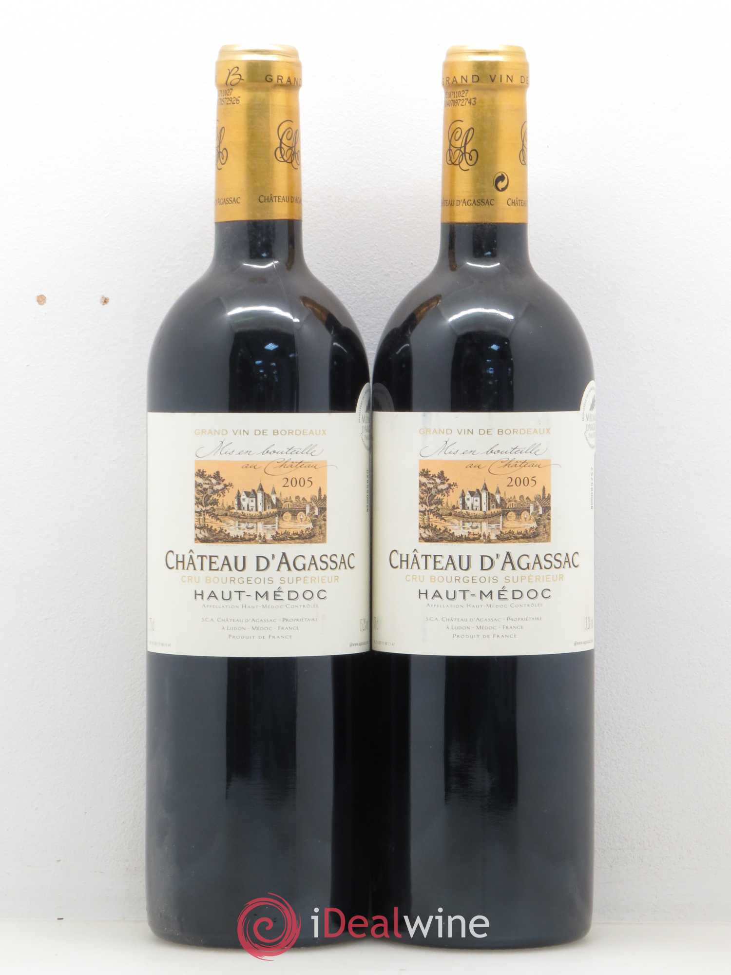 Château d' Agassac Cru Bourgeois 2005 - Lot de 5 bouteilles - 2