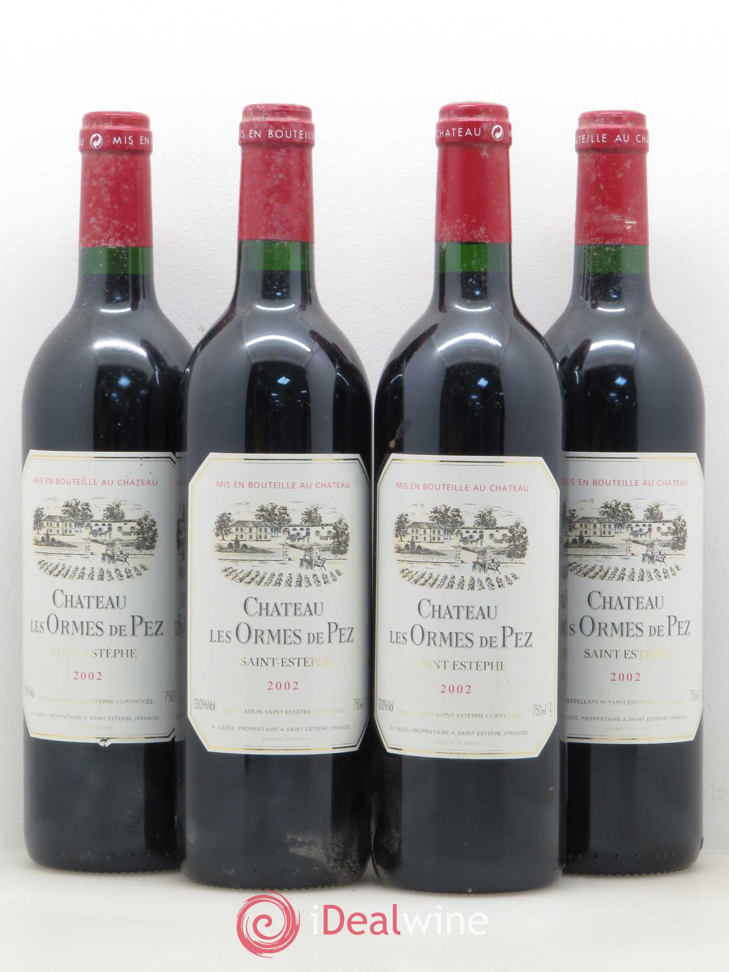 Château les Ormes de Pez 2002 - Lot de 4 bouteilles - 0