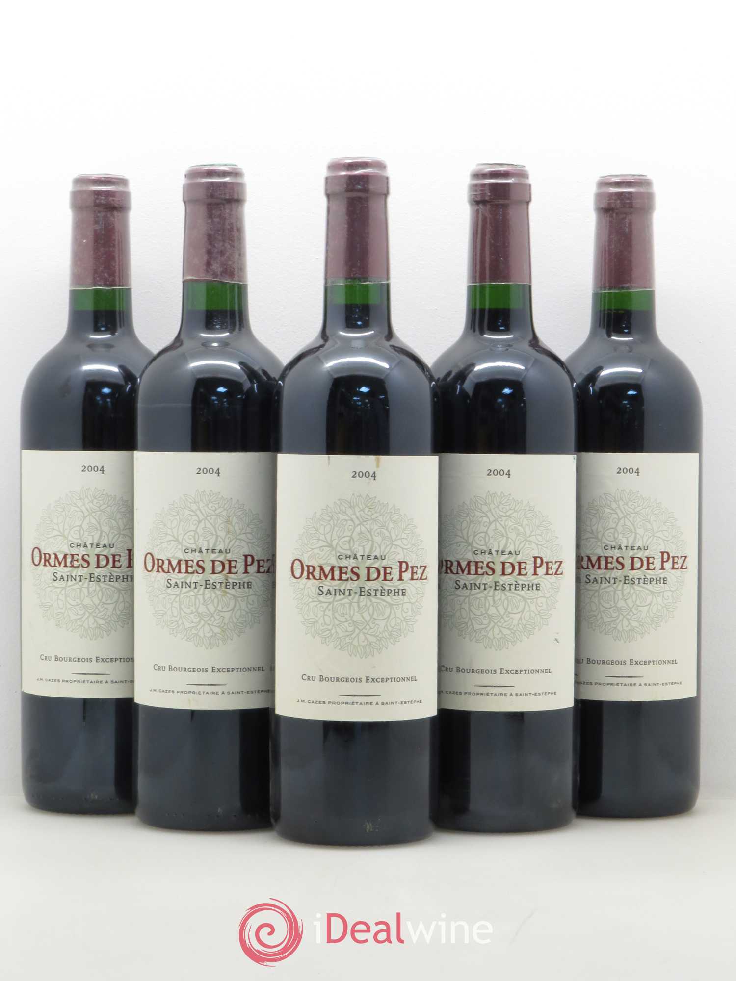 Château les Ormes de Pez 2004 - Lot de 5 bouteilles - 0