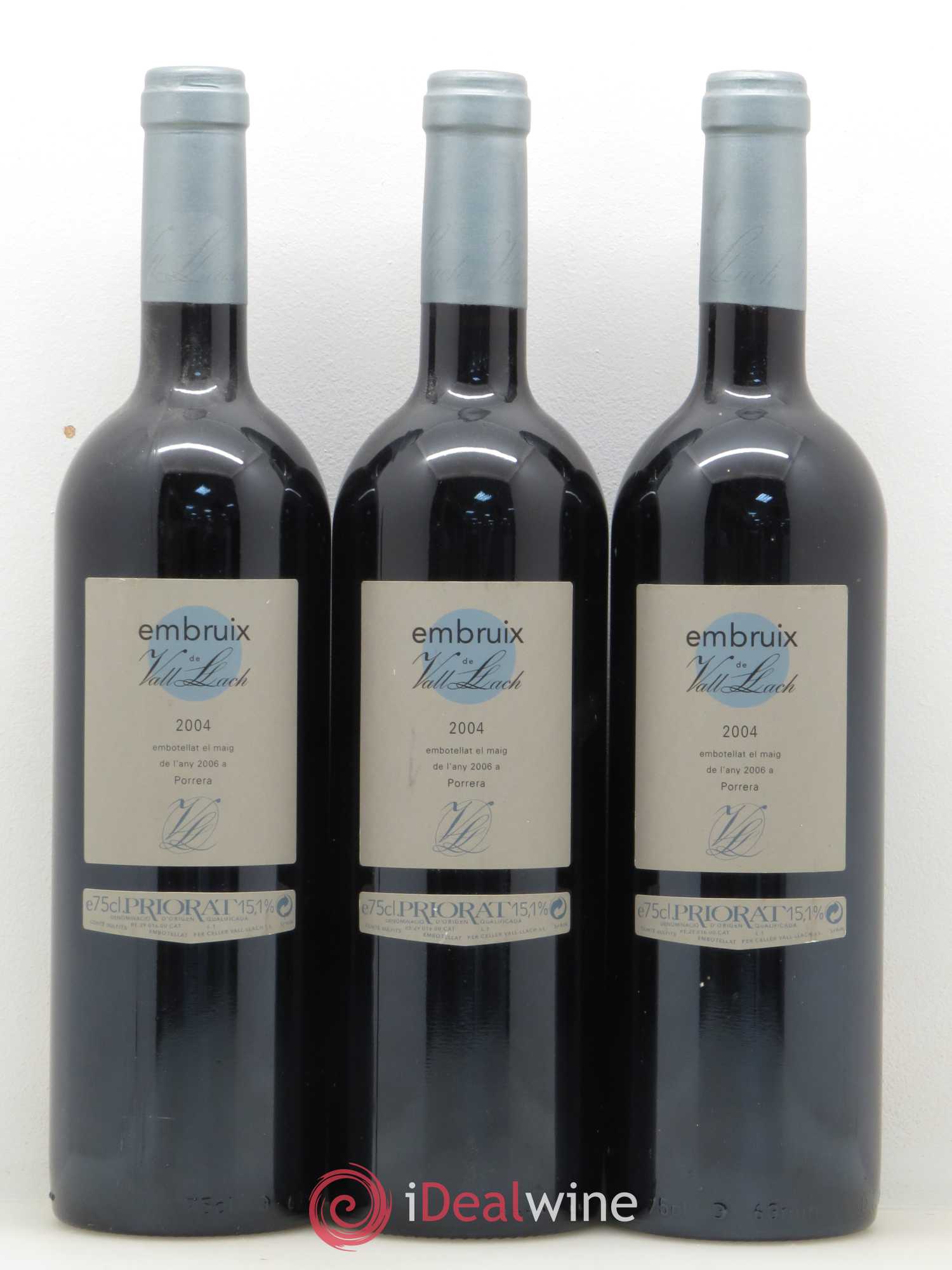 Priorat DOCA Vall Llach Embruix 2004 - Posten von 3 Flaschen - 0