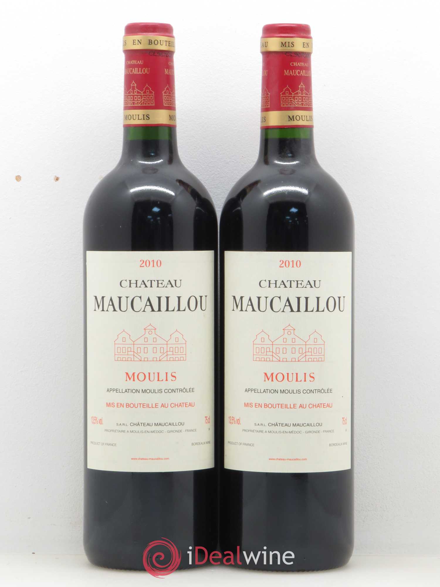 Château Maucaillou 2010 - Lot de 2 bouteilles - 0