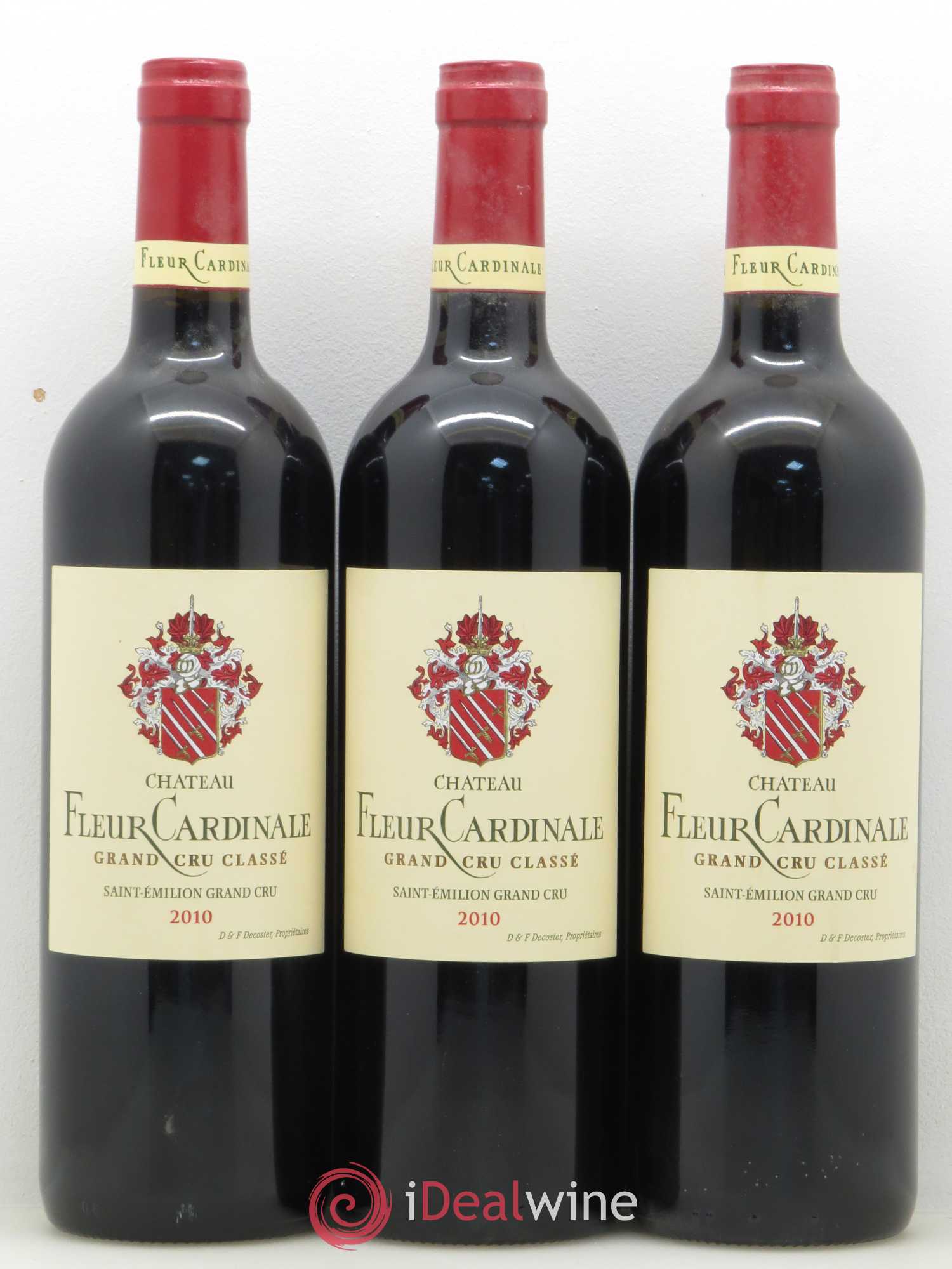 Château Fleur Cardinale Grand Cru Classé 2010 - Lot de 3 bouteilles - 0
