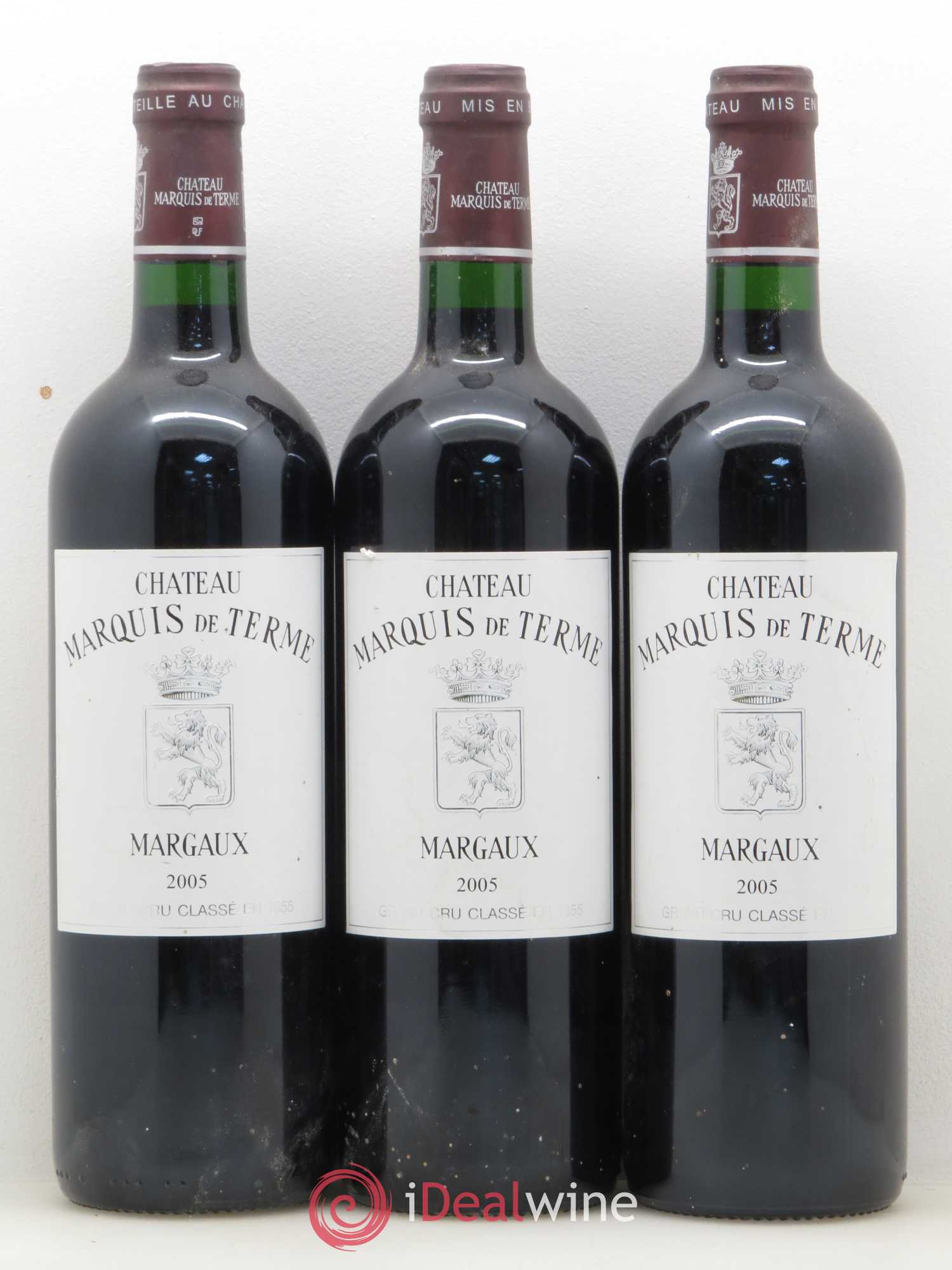 Château Marquis de Terme 4ème Grand Cru Classé 2005 - Lot de 6 bouteilles - 2