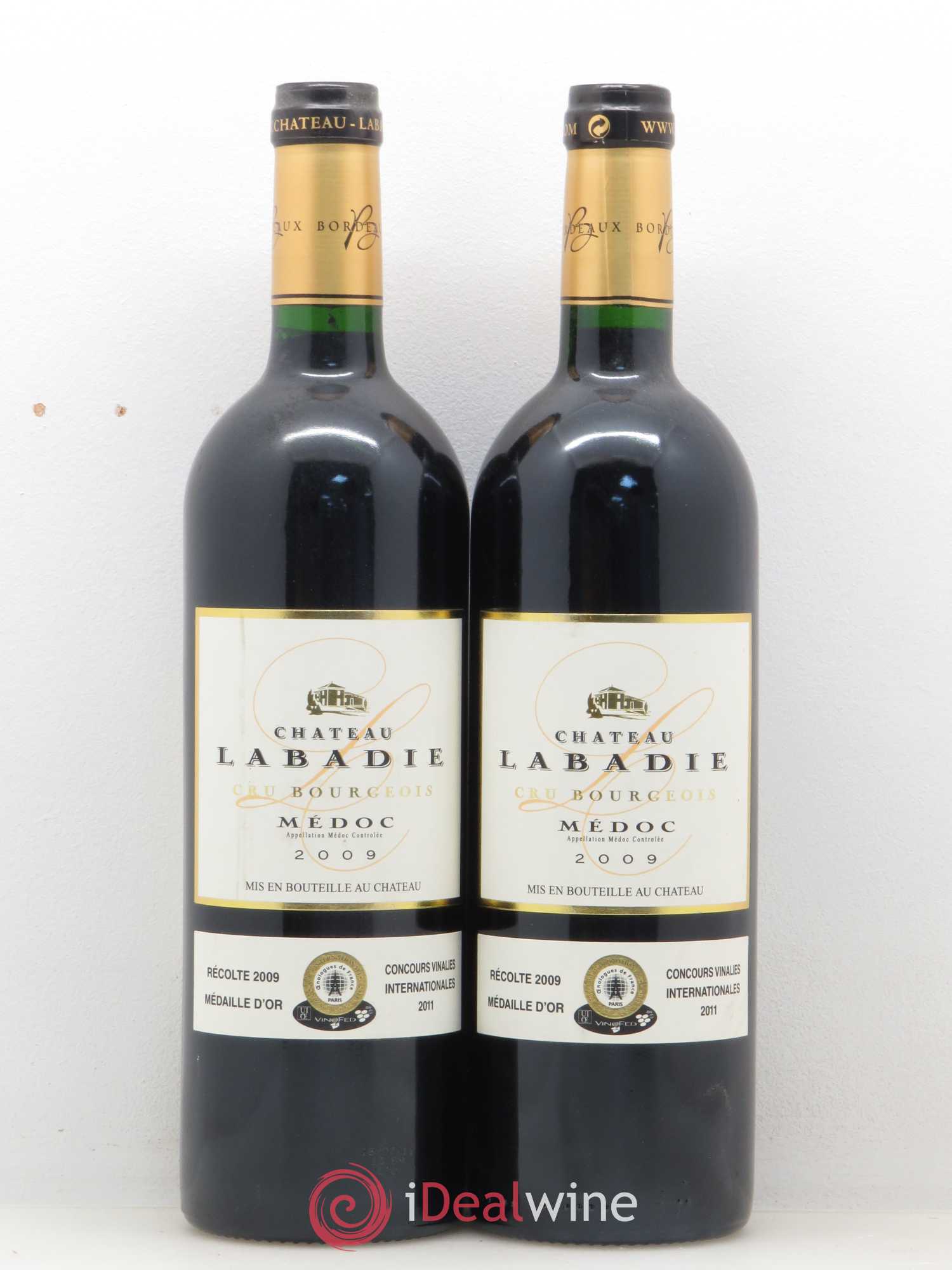 Médoc Château Labadie 2009 - Lot de 5 bouteilles - 2