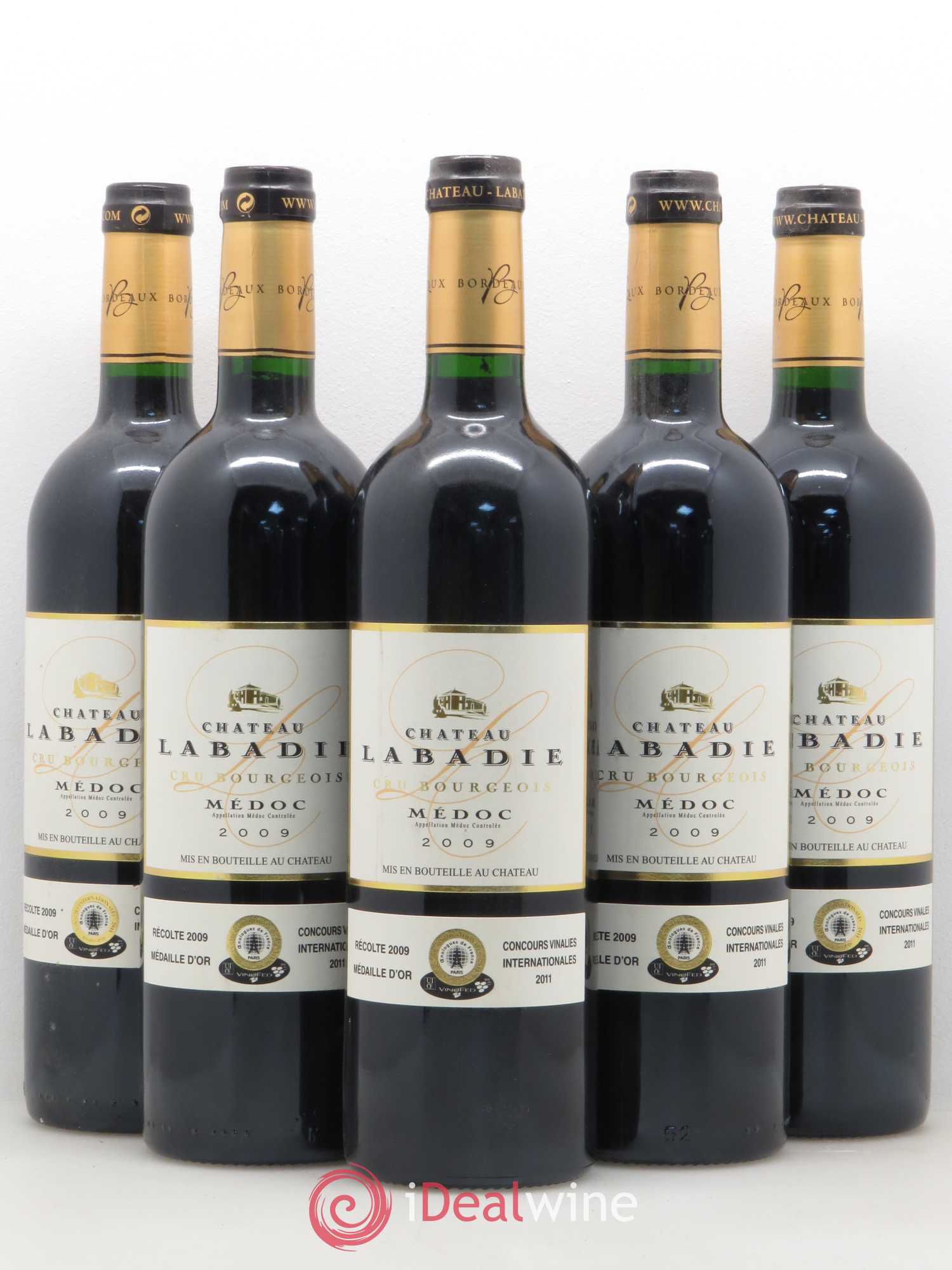 Médoc Château Labadie 2009 - Lot de 5 bouteilles - 0
