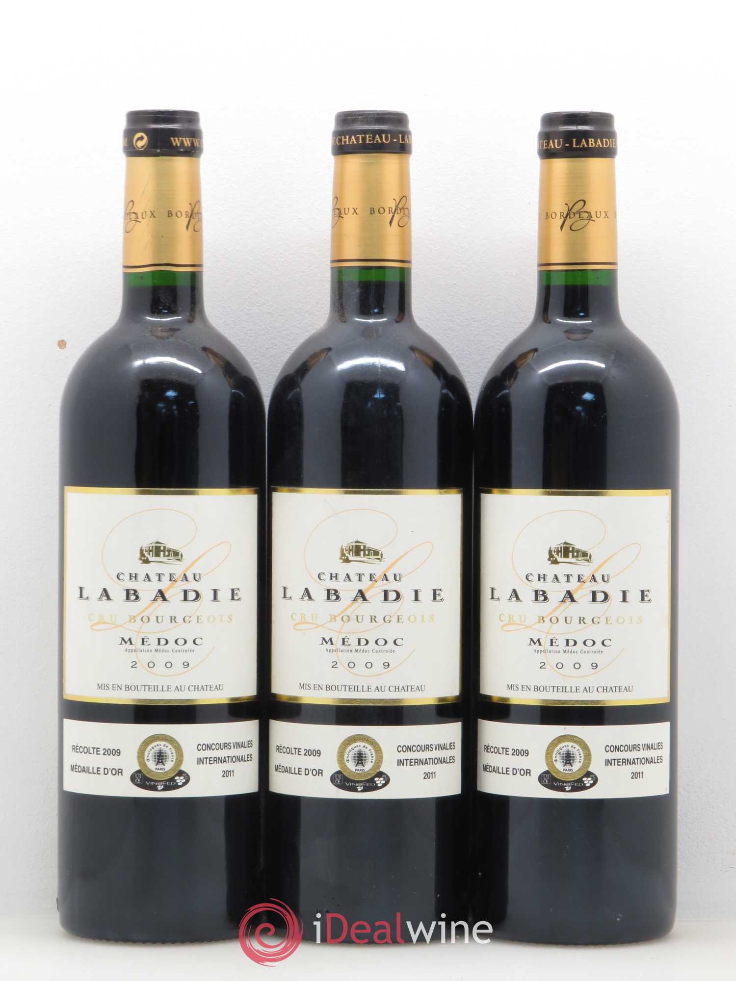 Médoc Château Labadie 2009 - Lot of 12 bottles - 1