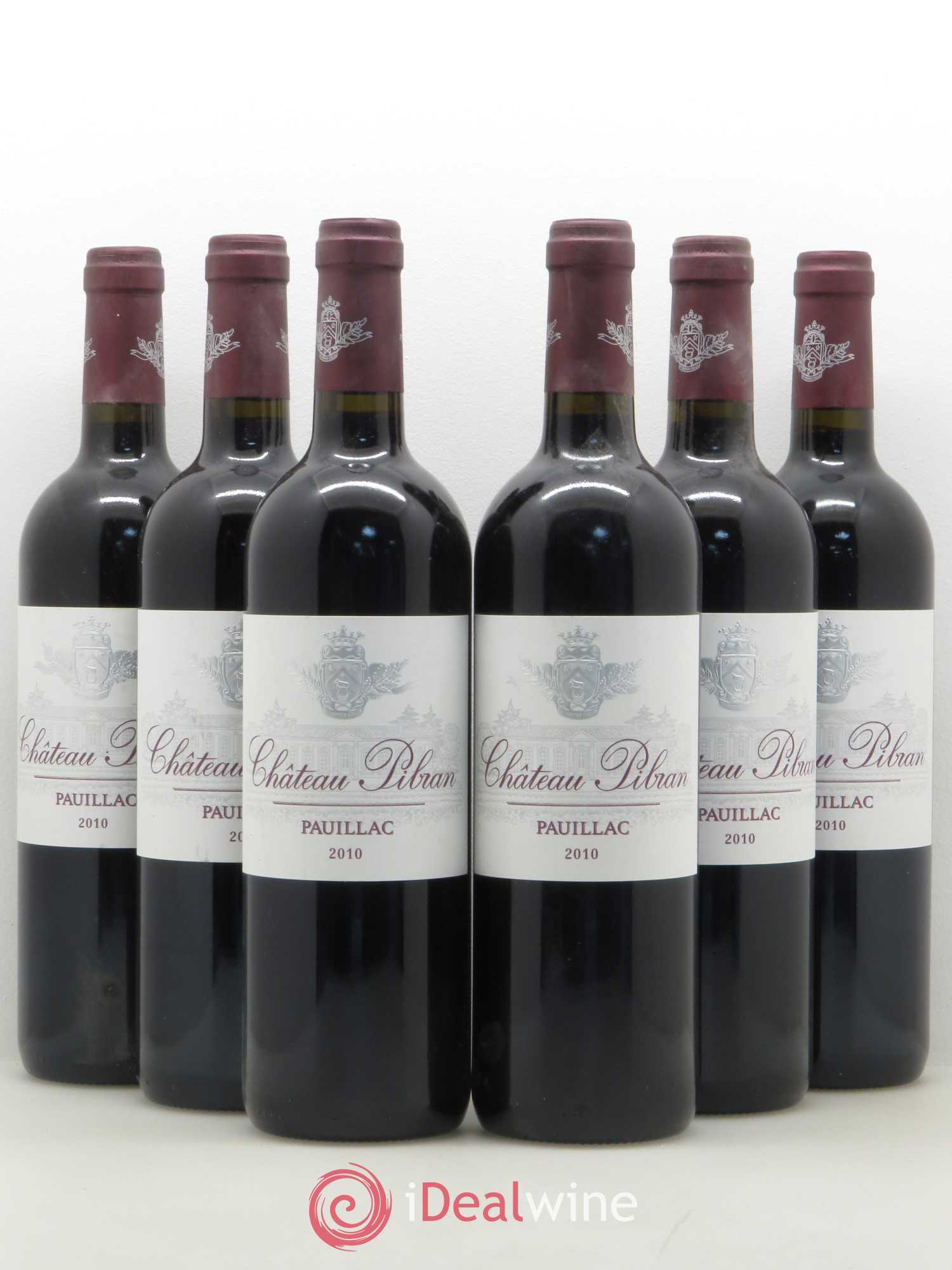 Château Pibran 2010 - Lot de 6 bouteilles - 0