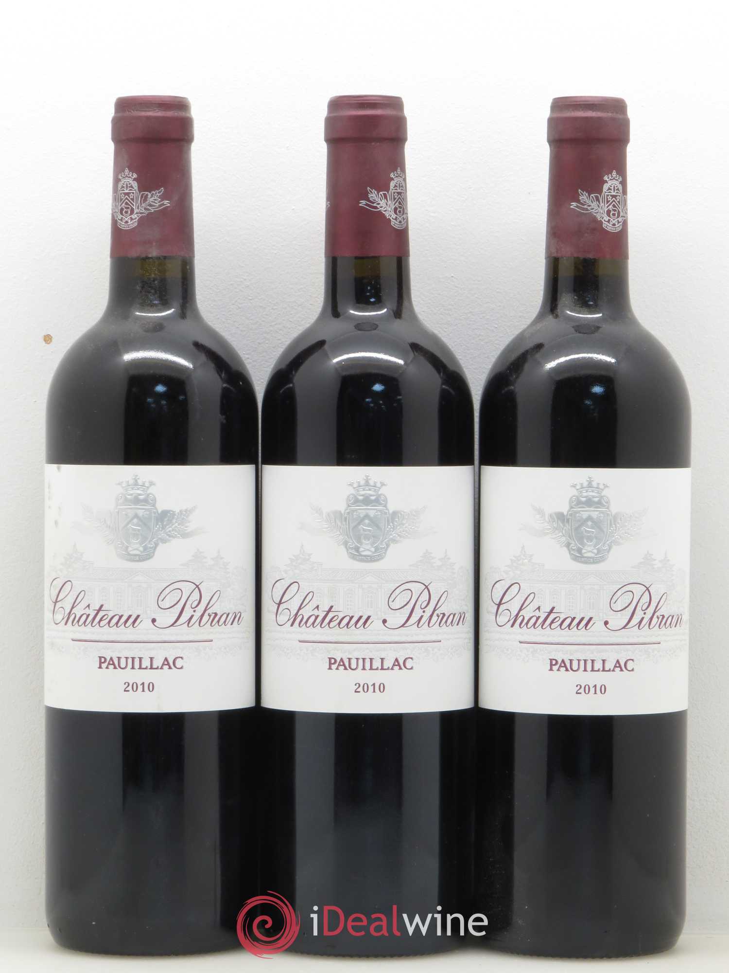 Château Pibran 2010 - Lot de 3 bouteilles - 0