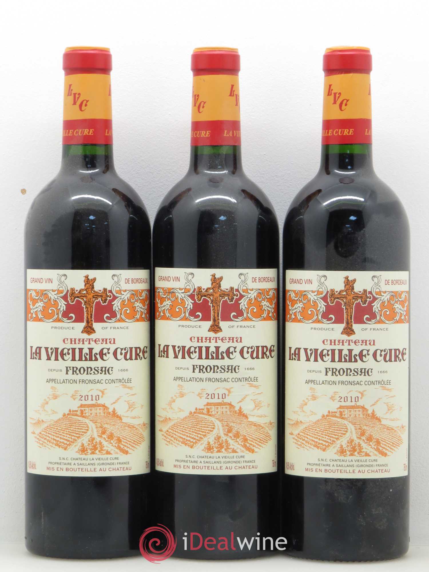 Château La Vieille Cure 2010 - Lot de 6 bouteilles - 2