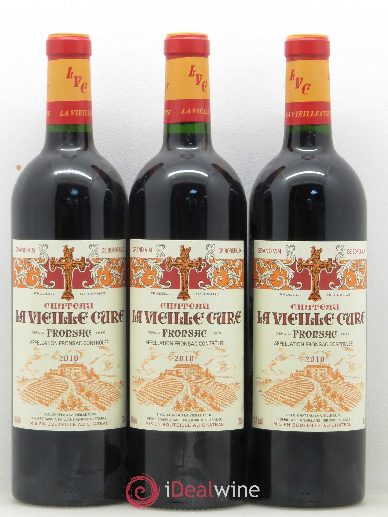 Château La Vieille Cure (sans prix de réserve) 2010 - Lot de 6 bouteilles - 2