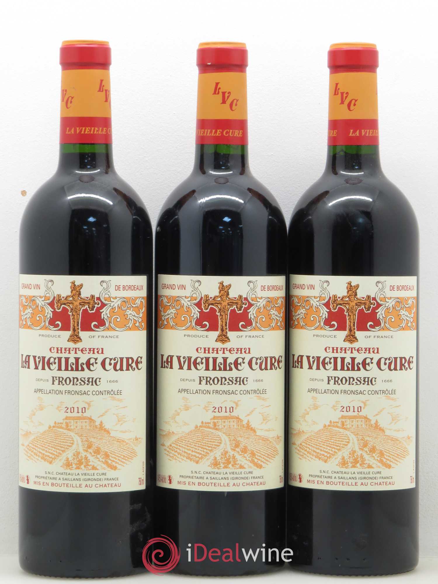 Château La Vieille Cure (sans prix de réserve) 2010 - Lot de 12 bouteilles - 4