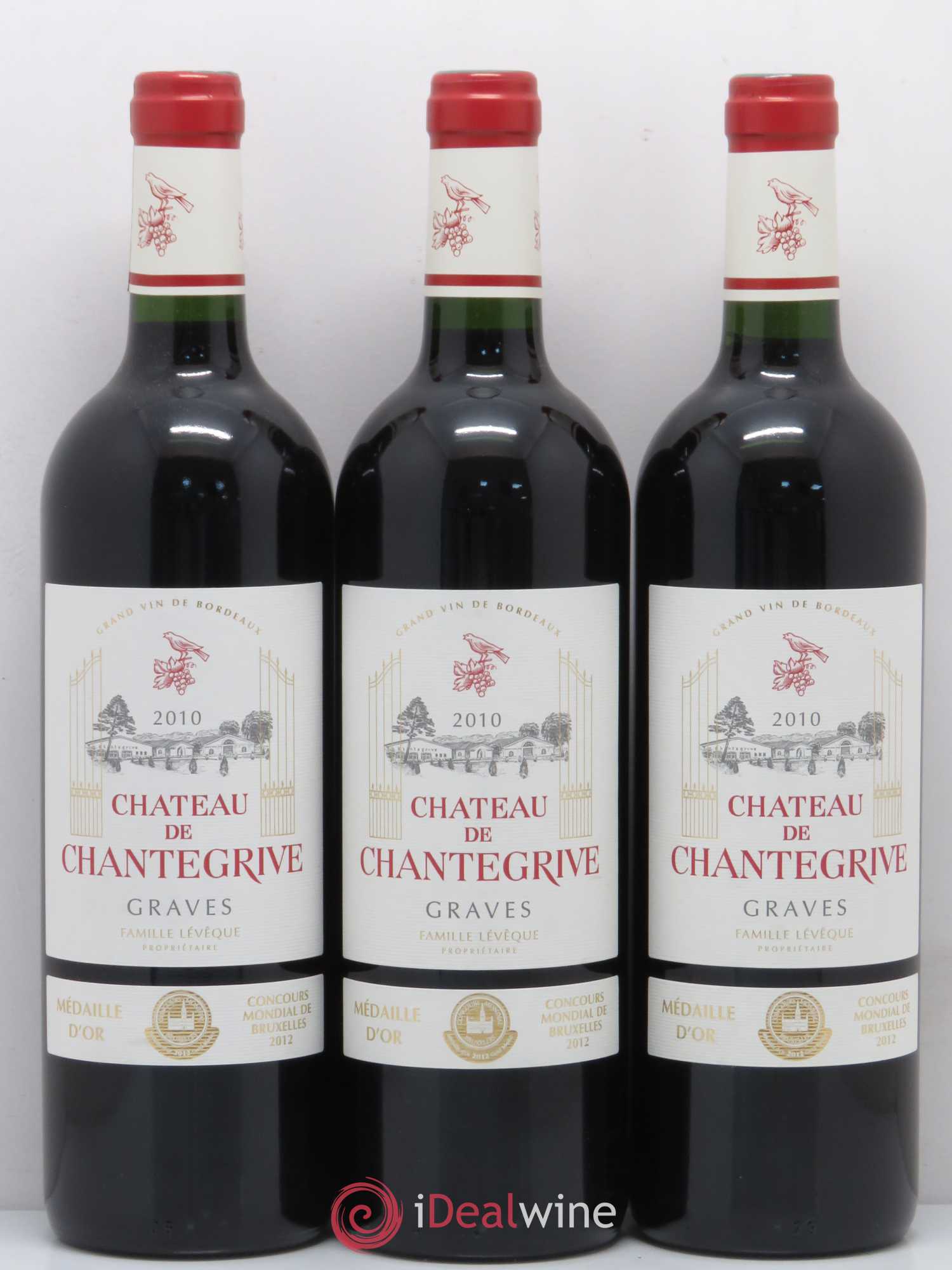 Château de Chantegrive 2010 - Lot de 12 bouteilles - 3