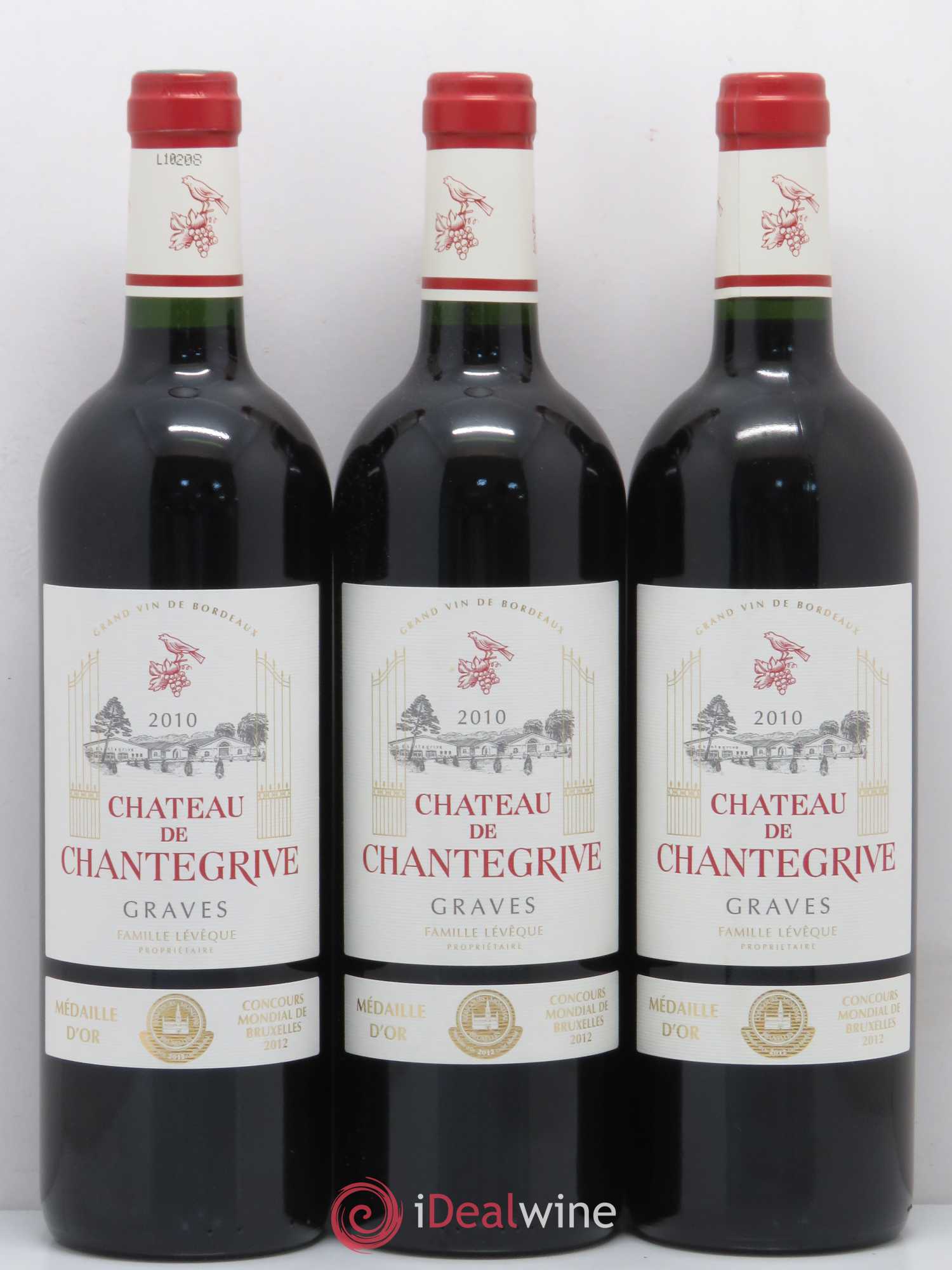 Château de Chantegrive 2010 - Lot de 12 bouteilles - 4