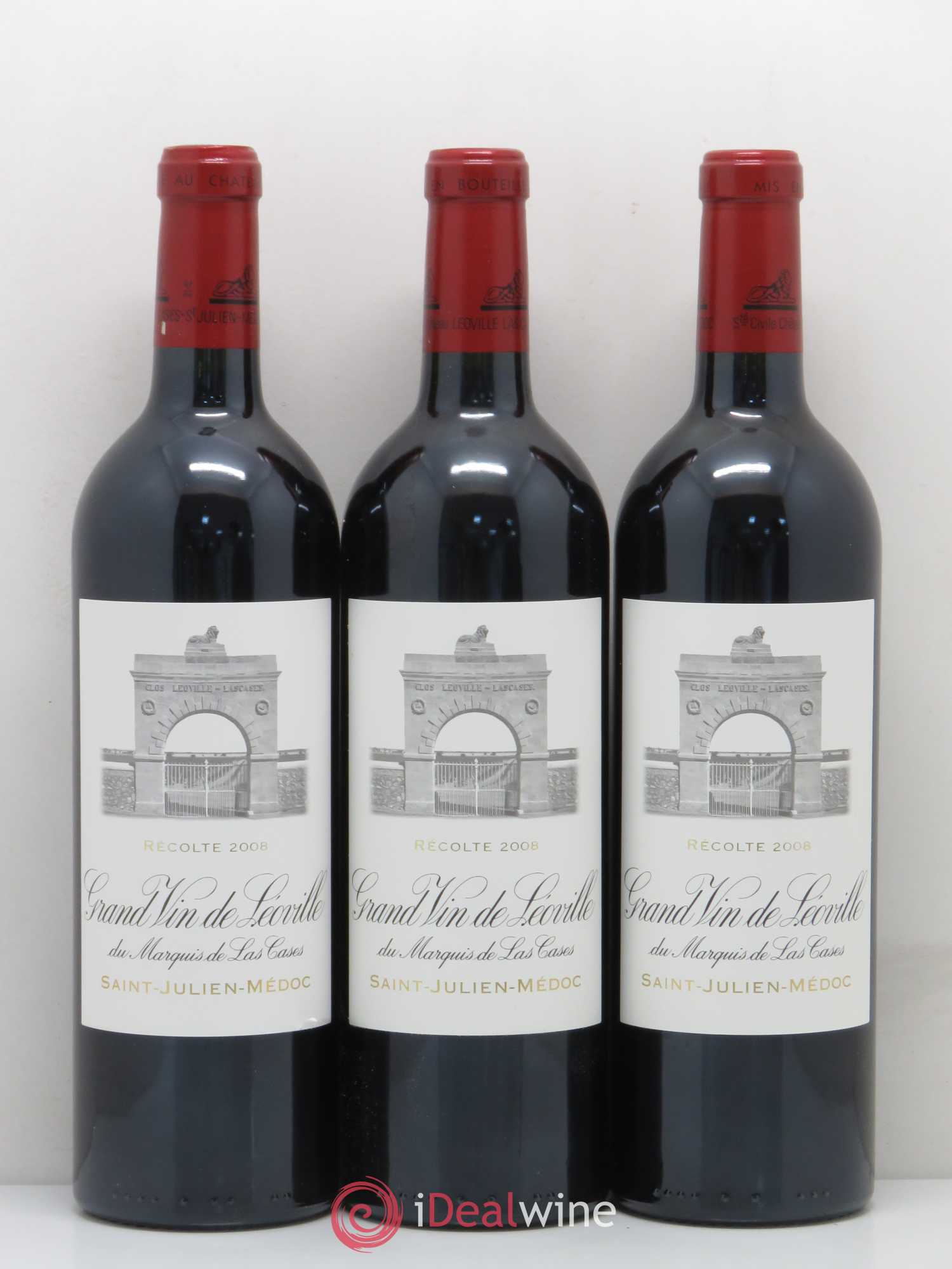 Château Léoville Las Cases 2ème Grand Cru Classé 2008 - Lot de 12 bouteilles - 3