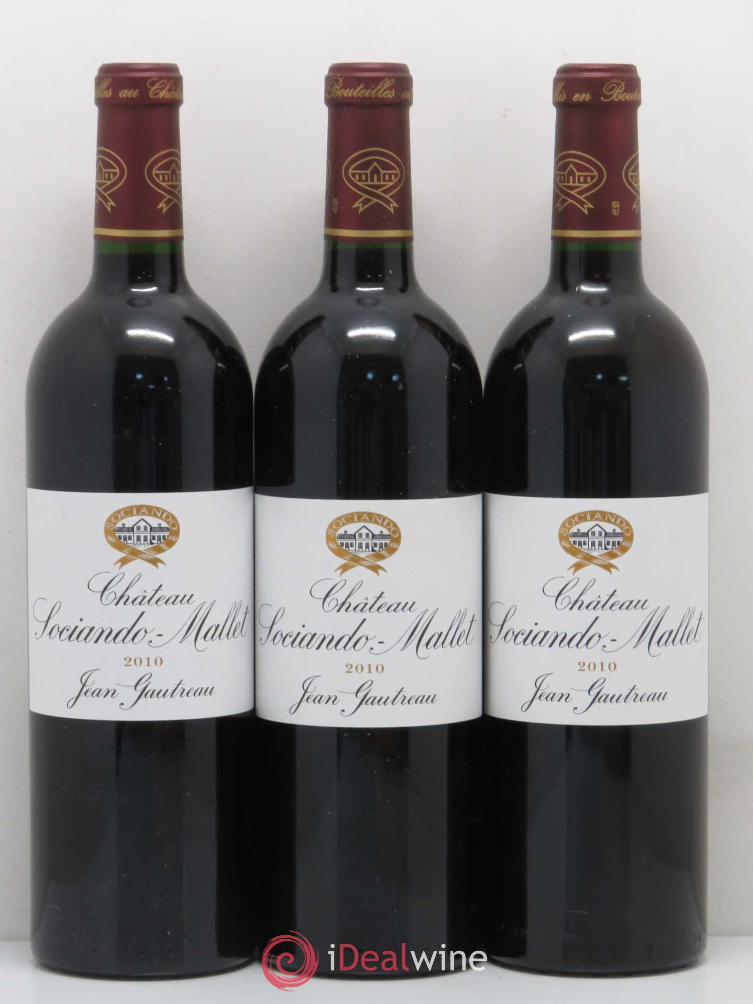 Château Sociando Mallet 2010 - Lot de 12 bouteilles - 1