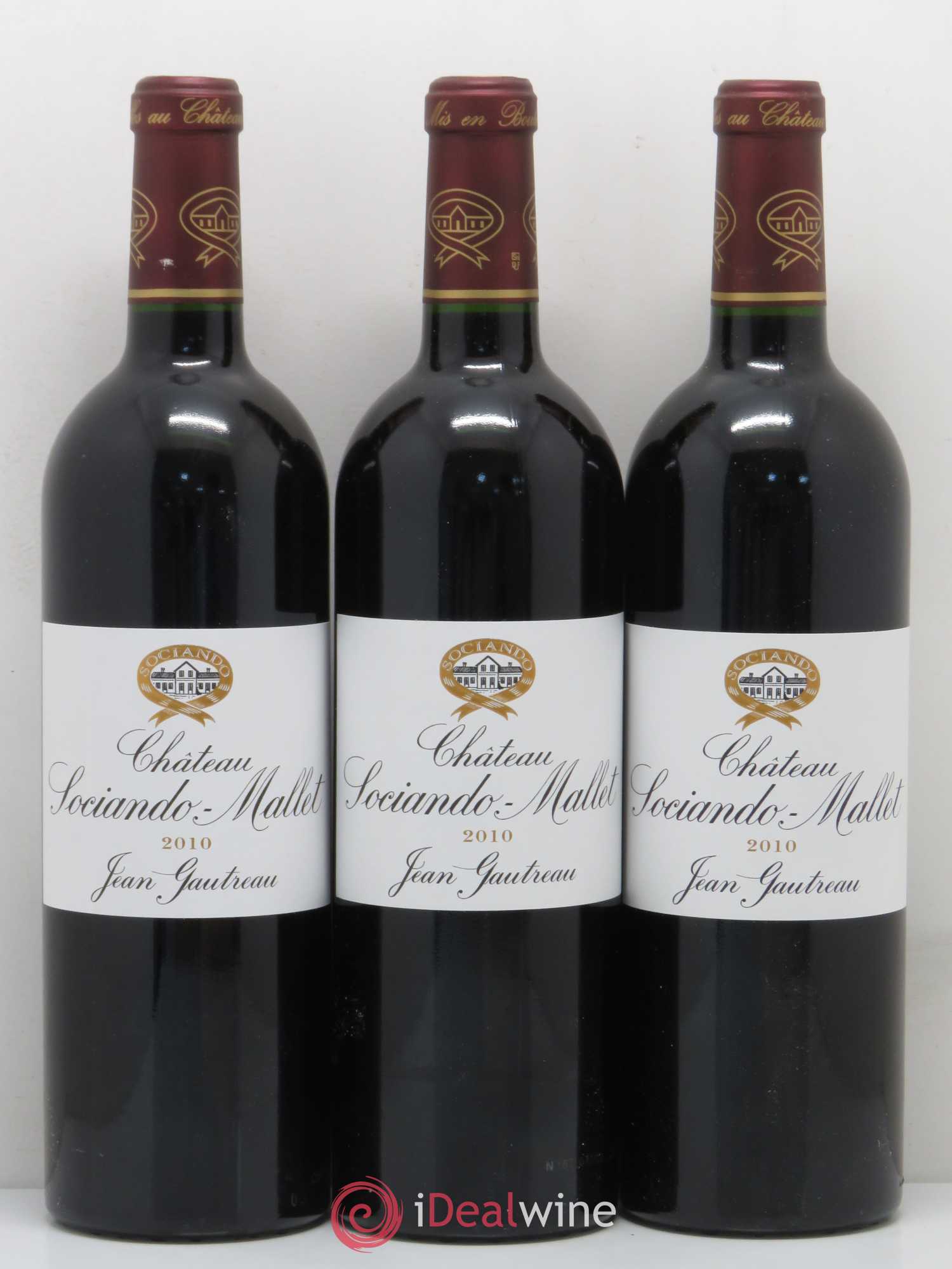 Château Sociando Mallet 2010 - Lot de 12 bouteilles - 2