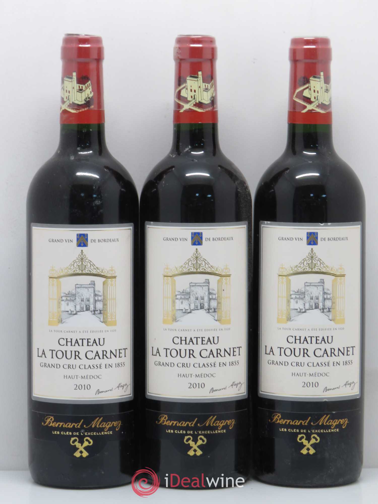 Château la Tour Carnet 4ème Grand Cru Classé 2010 - Lot de 12 bouteilles - 2
