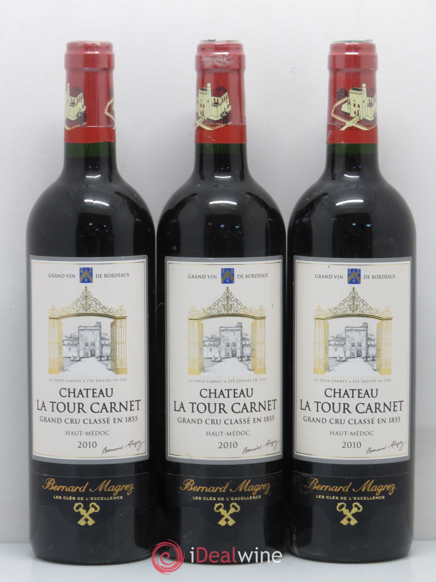 Château la Tour Carnet 4ème Grand Cru Classé 2010 - Lot de 12 bouteilles - 3
