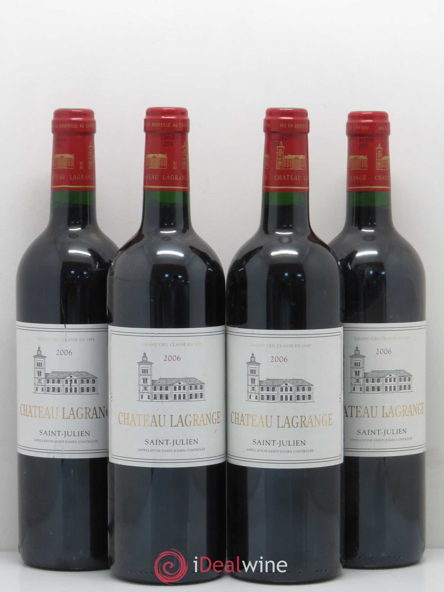 Château Lagrange 3ème Grand Cru Classé 2006 - Lot de 4 bouteilles - 0