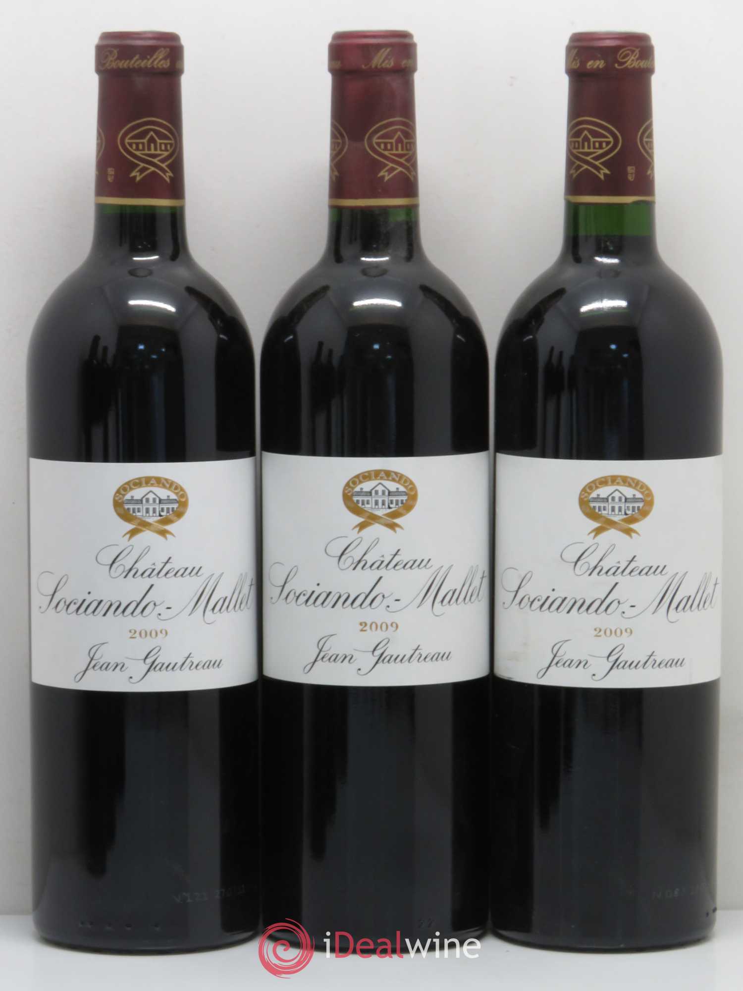 Château Sociando Mallet 2009 - Lot de 6 bouteilles - 1