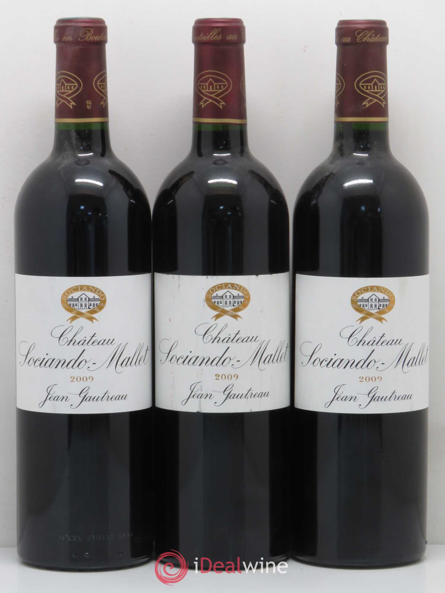 Château Sociando Mallet 2009 - Lot de 6 bouteilles - 2