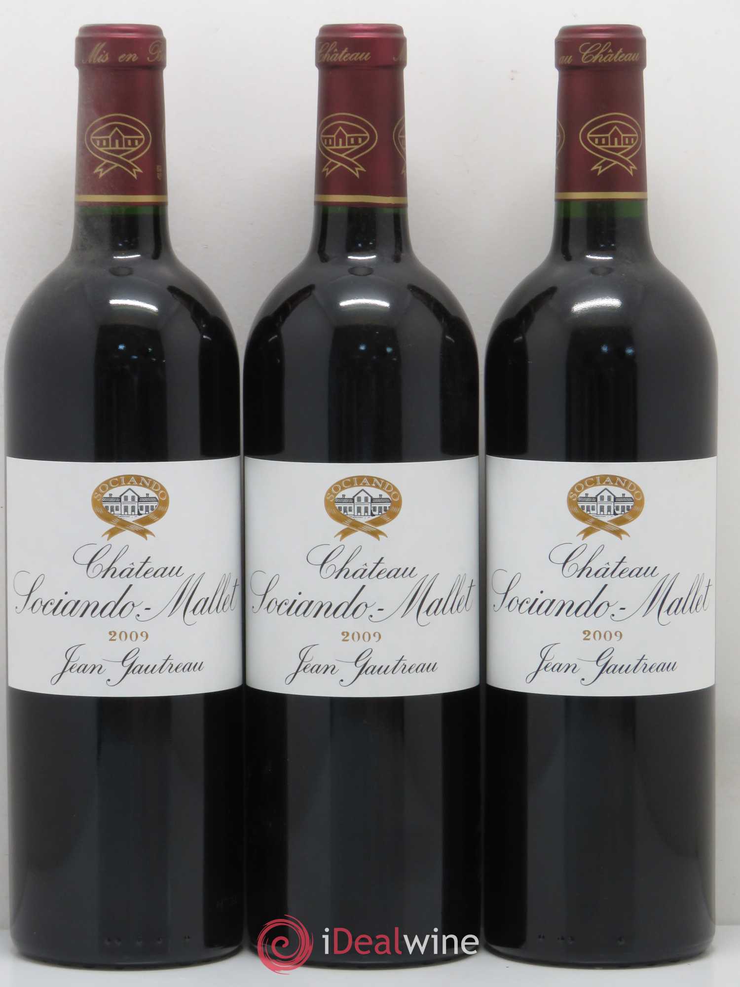 Château Sociando Mallet 2009 - Lot de 12 bouteilles - 1