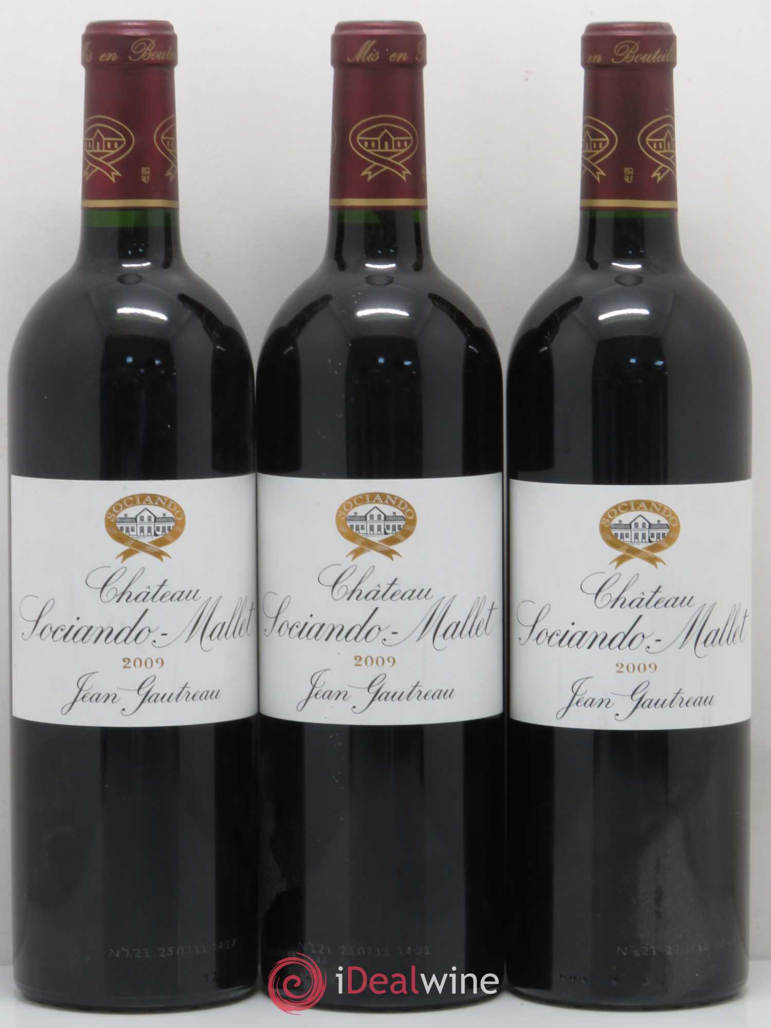 Château Sociando Mallet 2009 - Lot de 12 bouteilles - 2