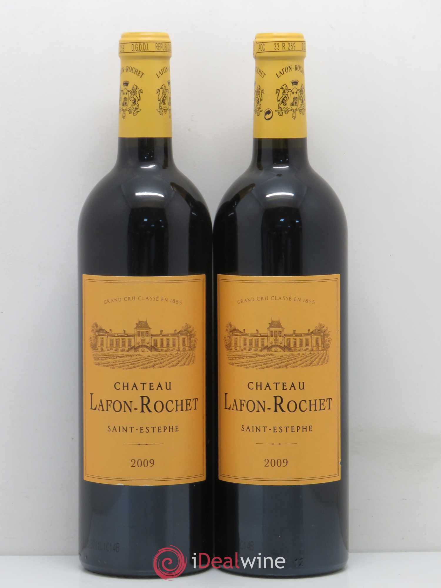 Château Lafon Rochet 4ème Grand Cru Classé 2009 - Lot de 2 bouteilles - 0