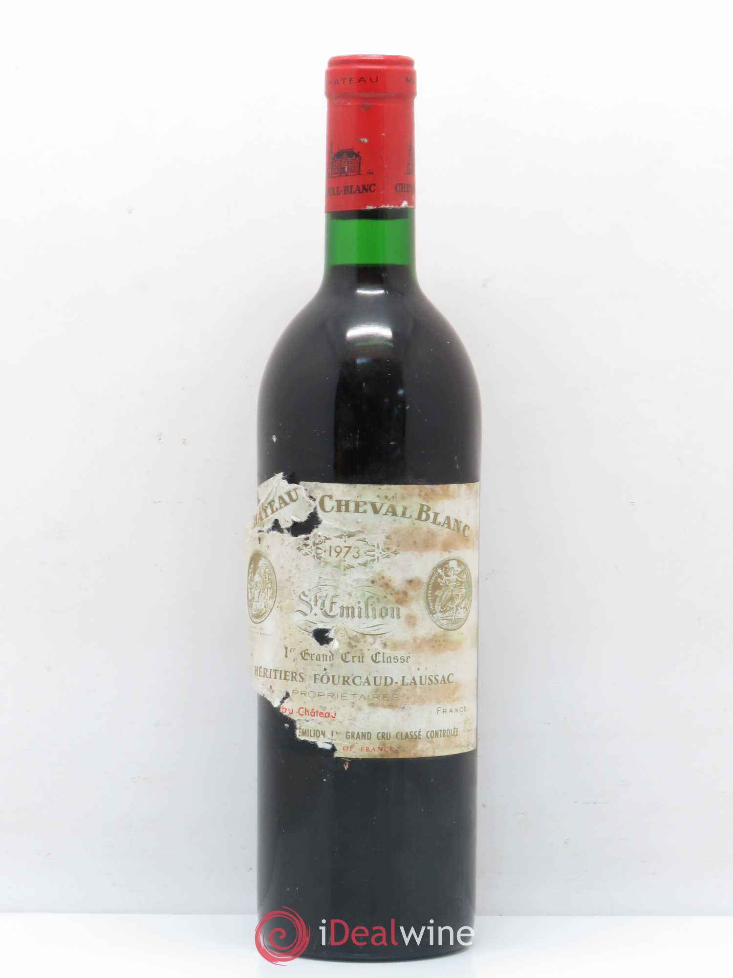 Château Cheval Blanc 1er Grand Cru Classé A 1973 - Lot de 1 bouteille - 0